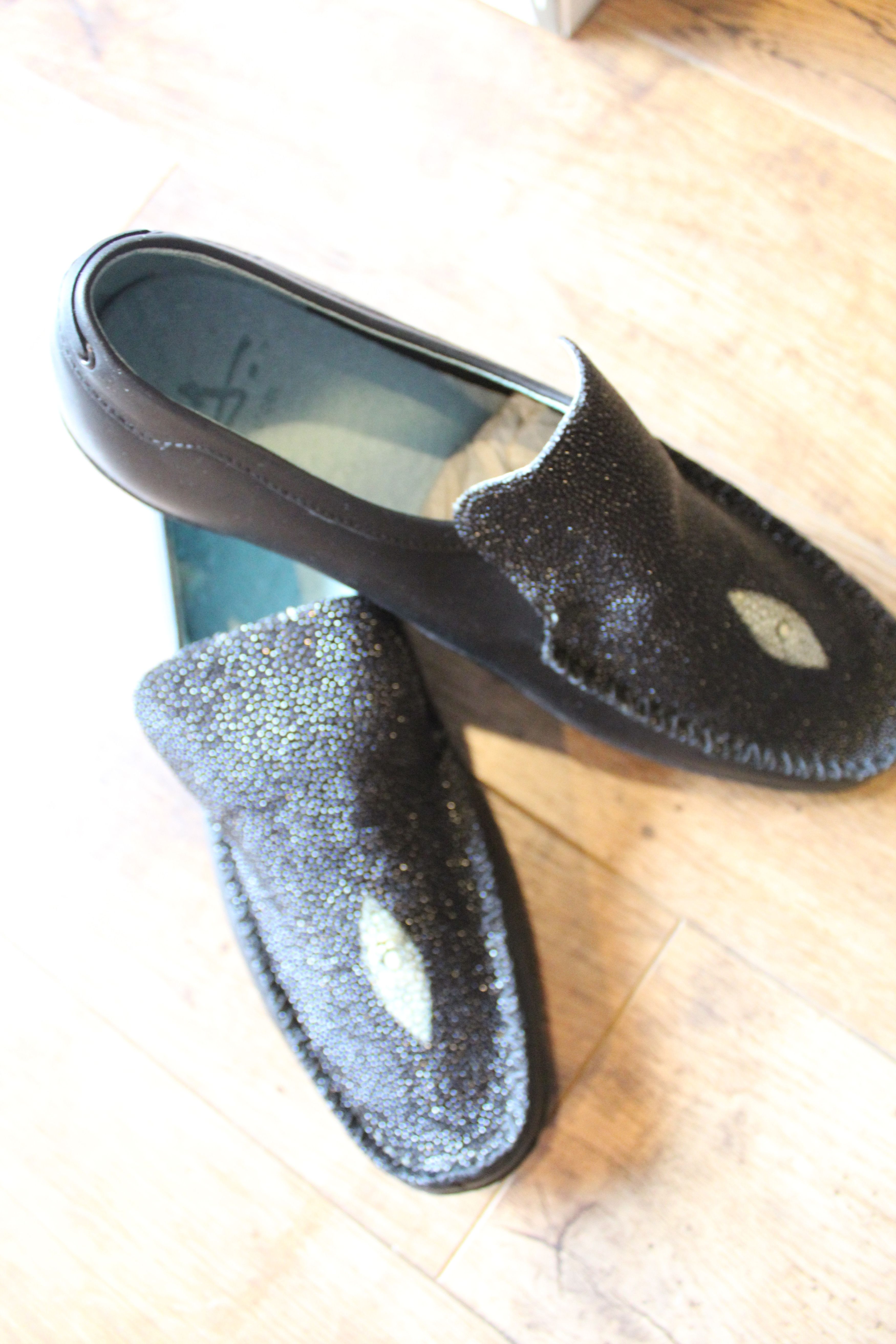 J Shoes J SHOES Regent #6866 – Rare Stingray Loafer Size US 11 / EU 44 - 2 Thumbnail