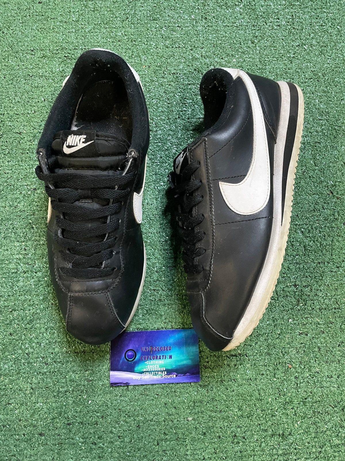 Nike Nike black leather Cortez size 8.5men/10women Size US 7.5 / EU 40-41 - 1 Thumbnail