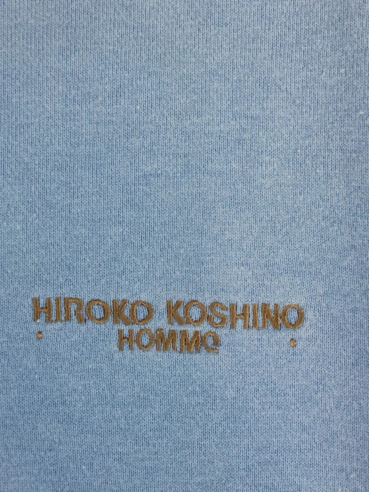 Hiroko Koshino Homme DL Hiroko Koshino Homme vintage Blue Sweatshirts #621T Size US M / EU 48-50 / 2 - 10 Thumbnail