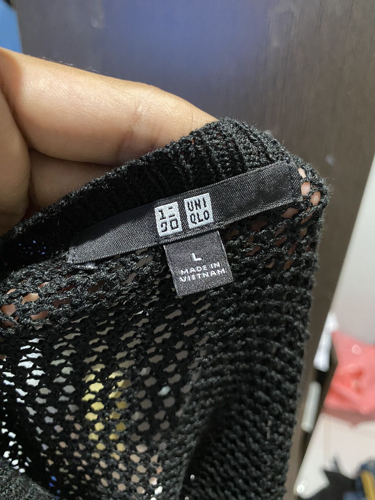 20471120 Fishnet knit uniqlo like CDG style Size US L / EU 52-54 / 3 - 7 Thumbnail