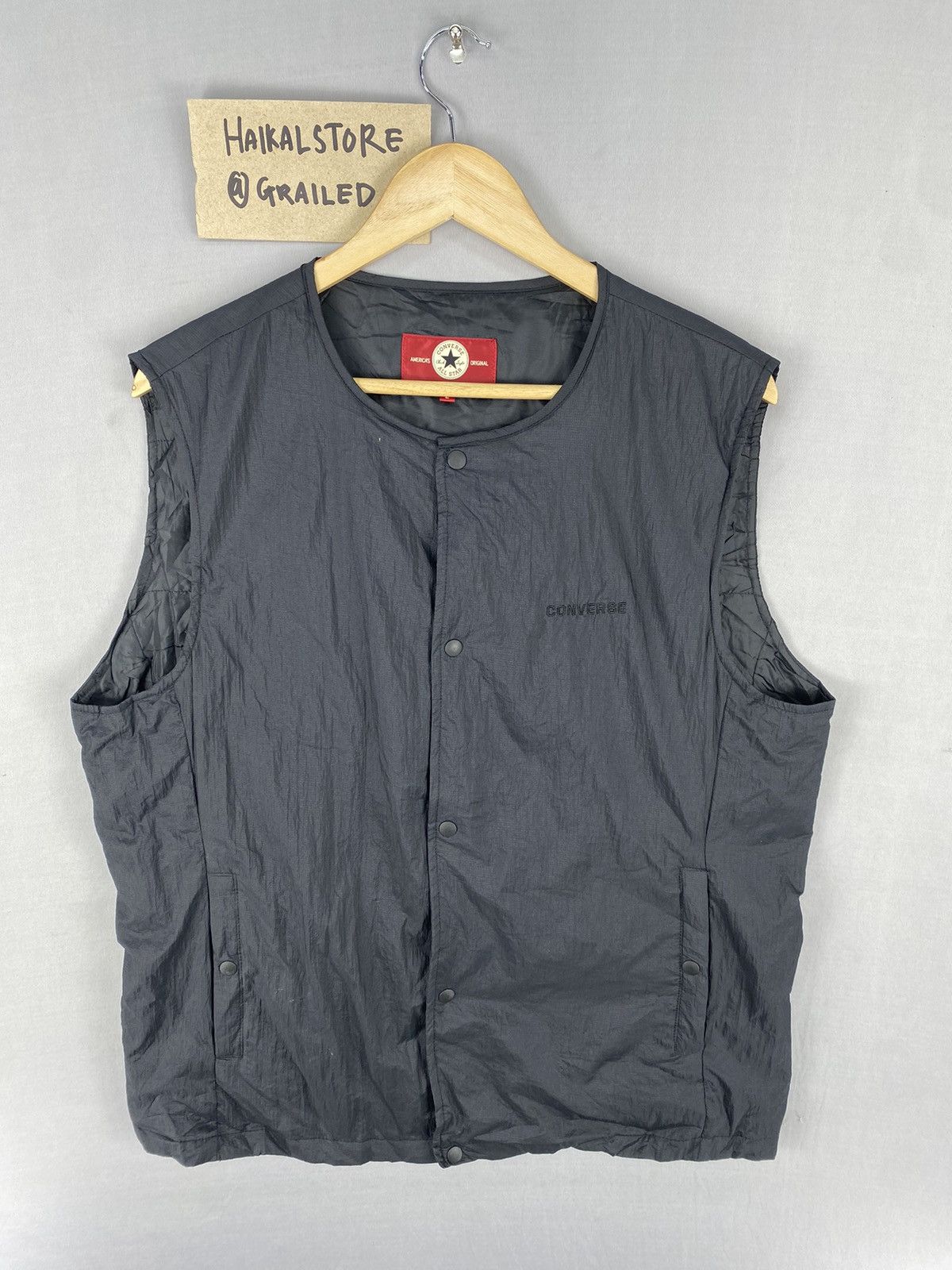Converse Vintage 90’s Converse Embroidered Logo Vest Size US M / EU 48-50 / 2 - 1 Thumbnail