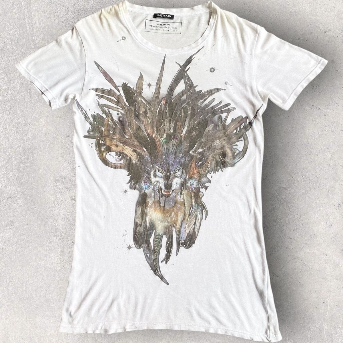 Balmain Fall 2011 Wolf T Shirt | Grailed