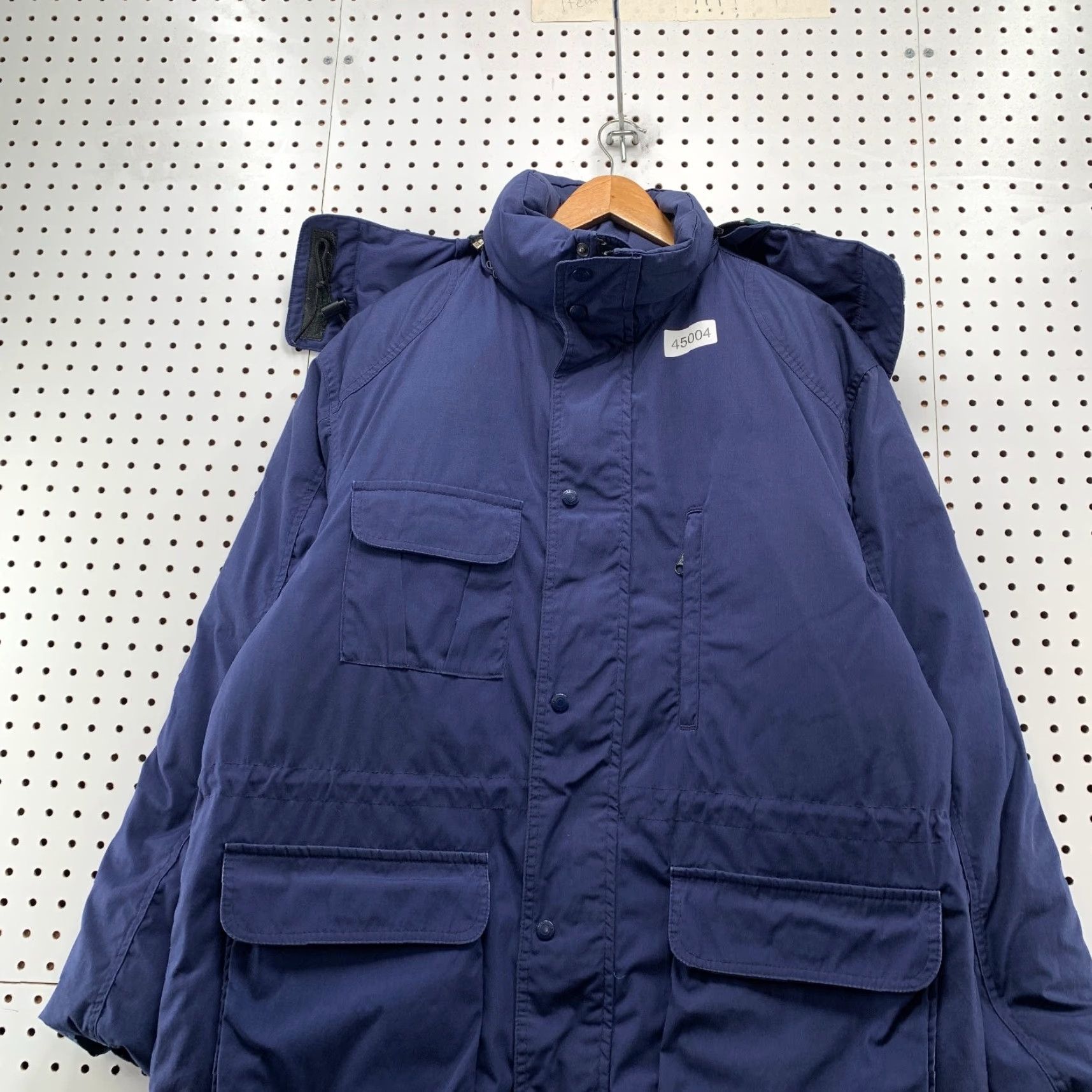 Eddie Bauer VINTAGE Eddie Bauer Down Jacket Mens L Blue Ridge Line Hooded 80s Made USA Coat Size US L / EU 52-54 / 3 - 2 Thumbnail