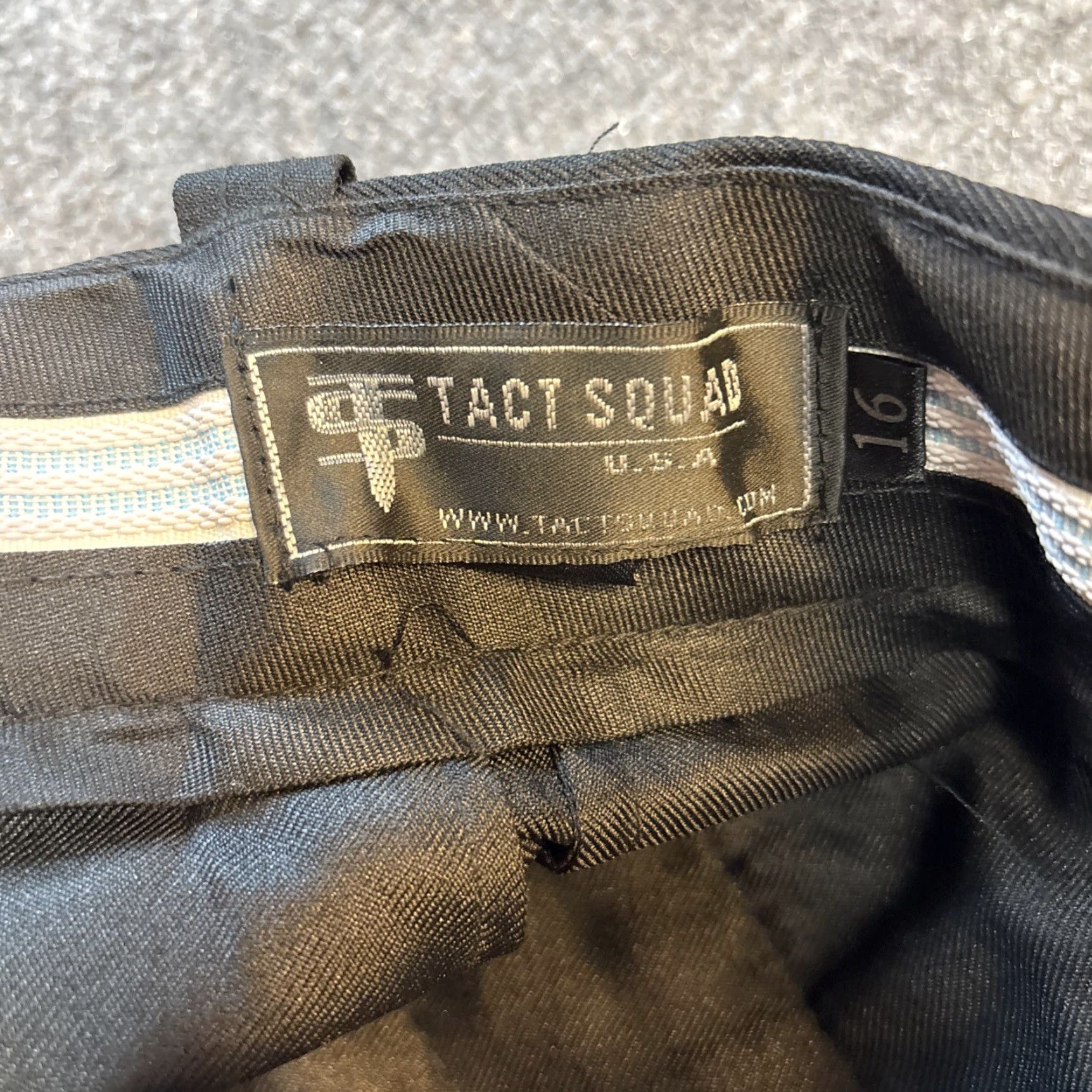 Vintage Tact Squad Uniform Pants At Ease Waistband Women 16 Black Trouser NWT Women Pants Black 16 Security"} Size 38" / US 16 / IT 52 - 5 Thumbnail
