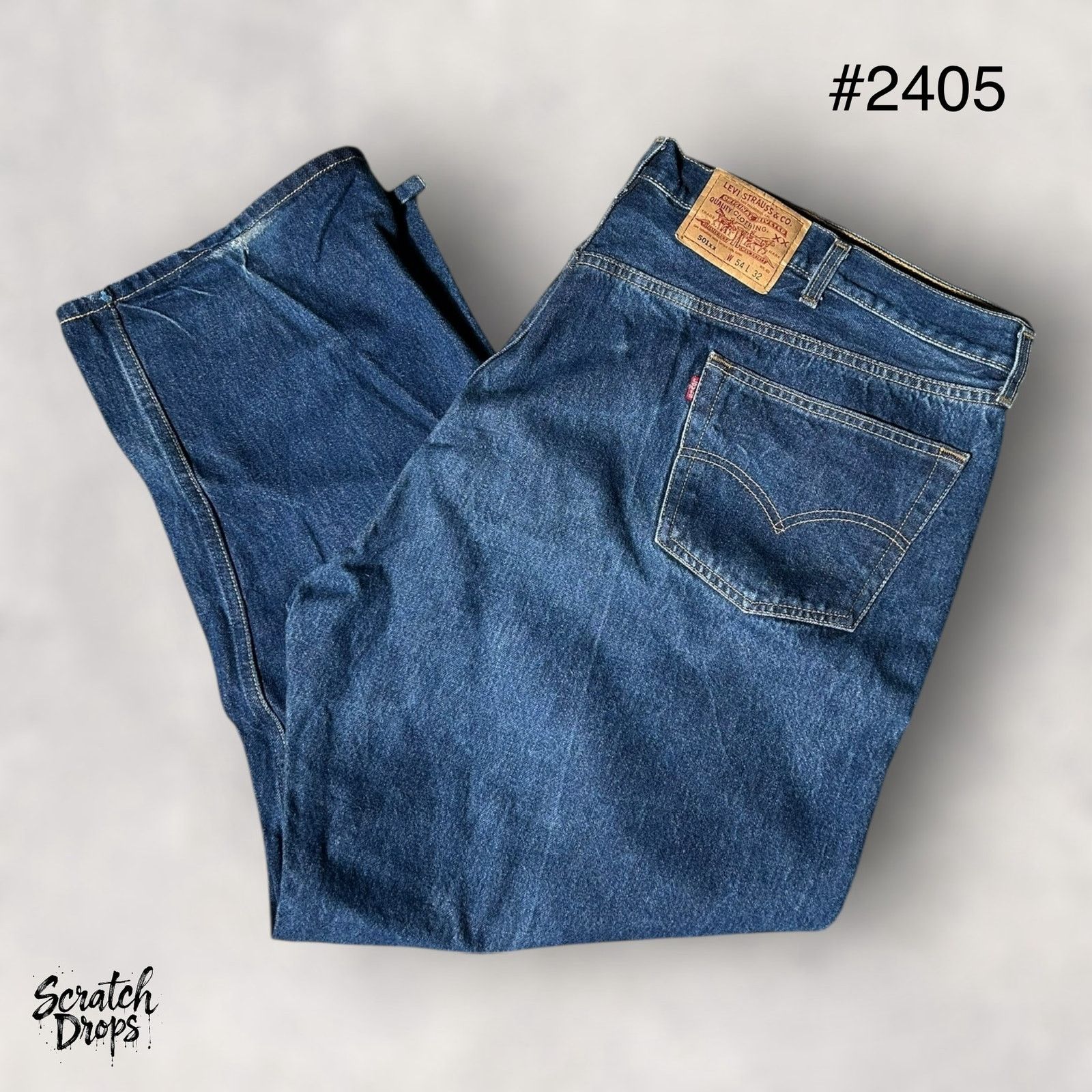 Levi's Vintage Levi’s 501xx Shrink-to-Fit Jeans Y2K USA W54 L32 501 Size US 38 / EU 54 - 1 Thumbnail