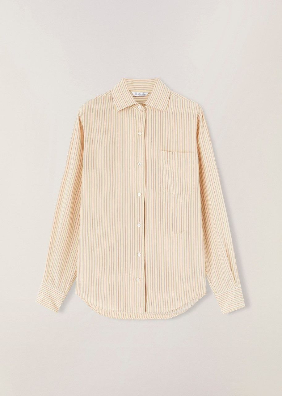 Loro Piana o1srvl11e0524 Shirt in Calfskin Size L / US 10 / IT 46 - 1 Thumbnail