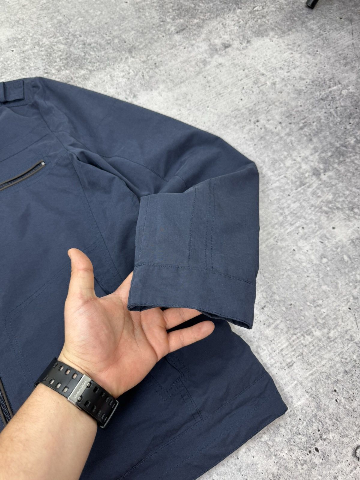Burberry Burberry London Blue Nylon Jacket Multipocket Bomber Men L Size US L / EU 52-54 / 3 - 9 Thumbnail