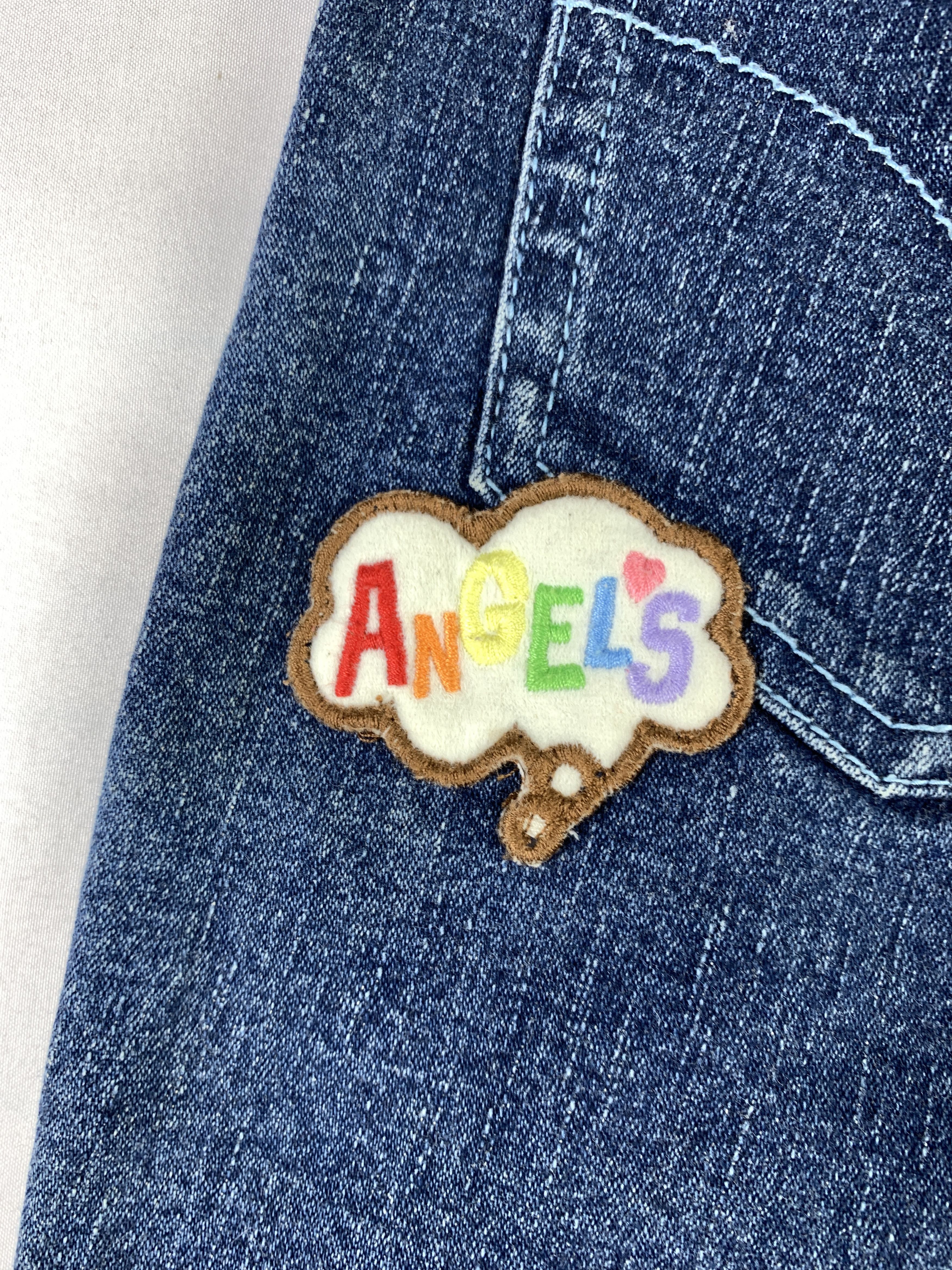 Angel Blue Angel Blue Dark Blue Embroidered Jorts (28) Size 28" / US 6 / IT 42 - 6 Thumbnail