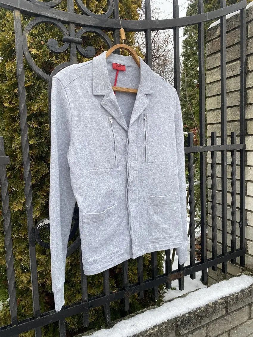Hugo Boss × Vintage Vintage Hugo Boss Grey Jacket Women Size M / US 6-8 / IT 42-44 - 2 Thumbnail