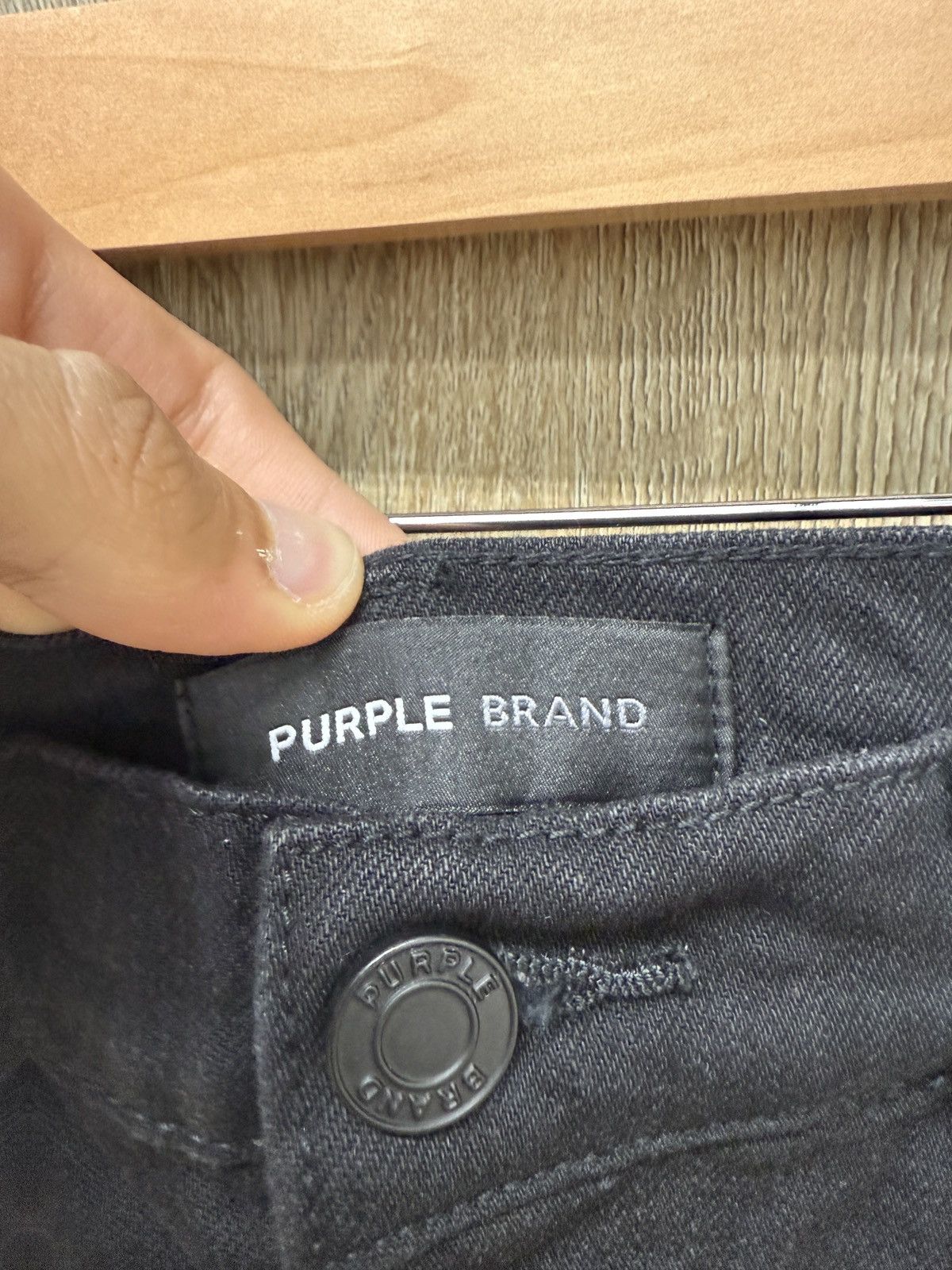 Purple Brand Purple Brand Black Denim Jeans Size US 30 / EU 46 - 5 Thumbnail