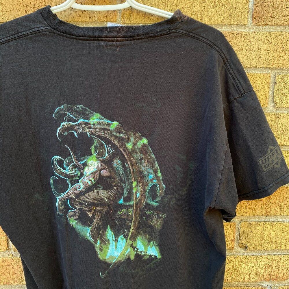 Vintage Vintage World of Warcraft The Hunt for Illidan Promo T Shir Size US L / EU 52-54 / 3 - 1 Thumbnail