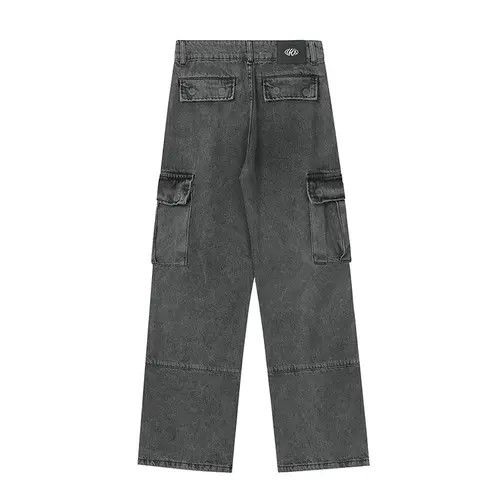 VIBE washed fade cargo jeans Size US 32 / EU 48 - 4 Thumbnail