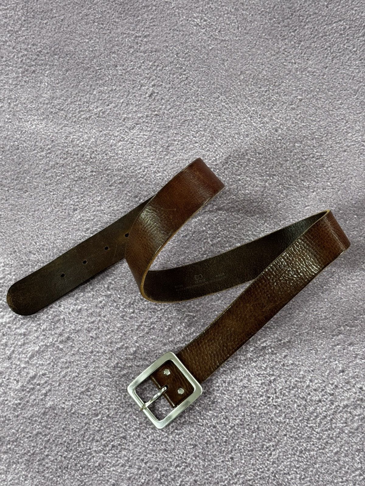 Japanese Brand Vintage Japanese Vibe Y2K Leather Punk Belt Size ONE SIZE - 6 Thumbnail