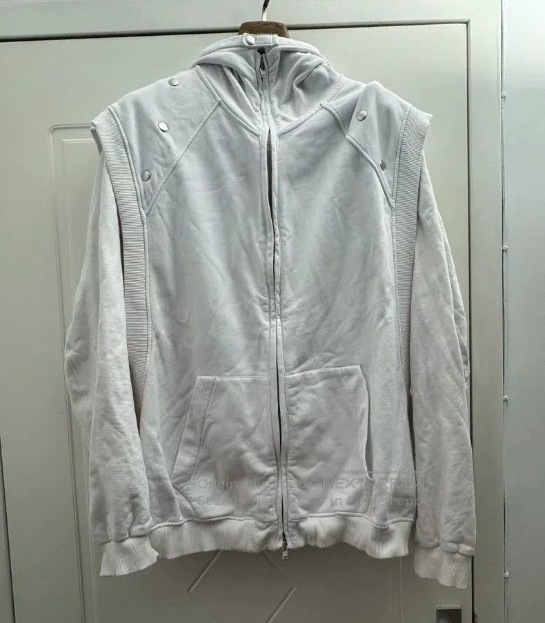 Walter Van Beirendonck Walter Van Beirendonck 22FW Show White zippered hoodie Size US XL / EU 56 / 4 - 1 Thumbnail