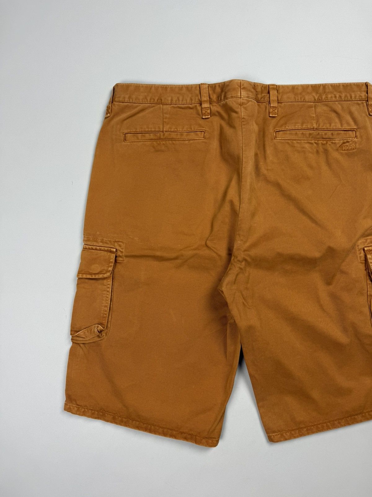 Designer Ami Alexandre Mattiussi Men’s Garment Dyed Cargo Shorts Size US 34 / EU 50 - 18 Thumbnail
