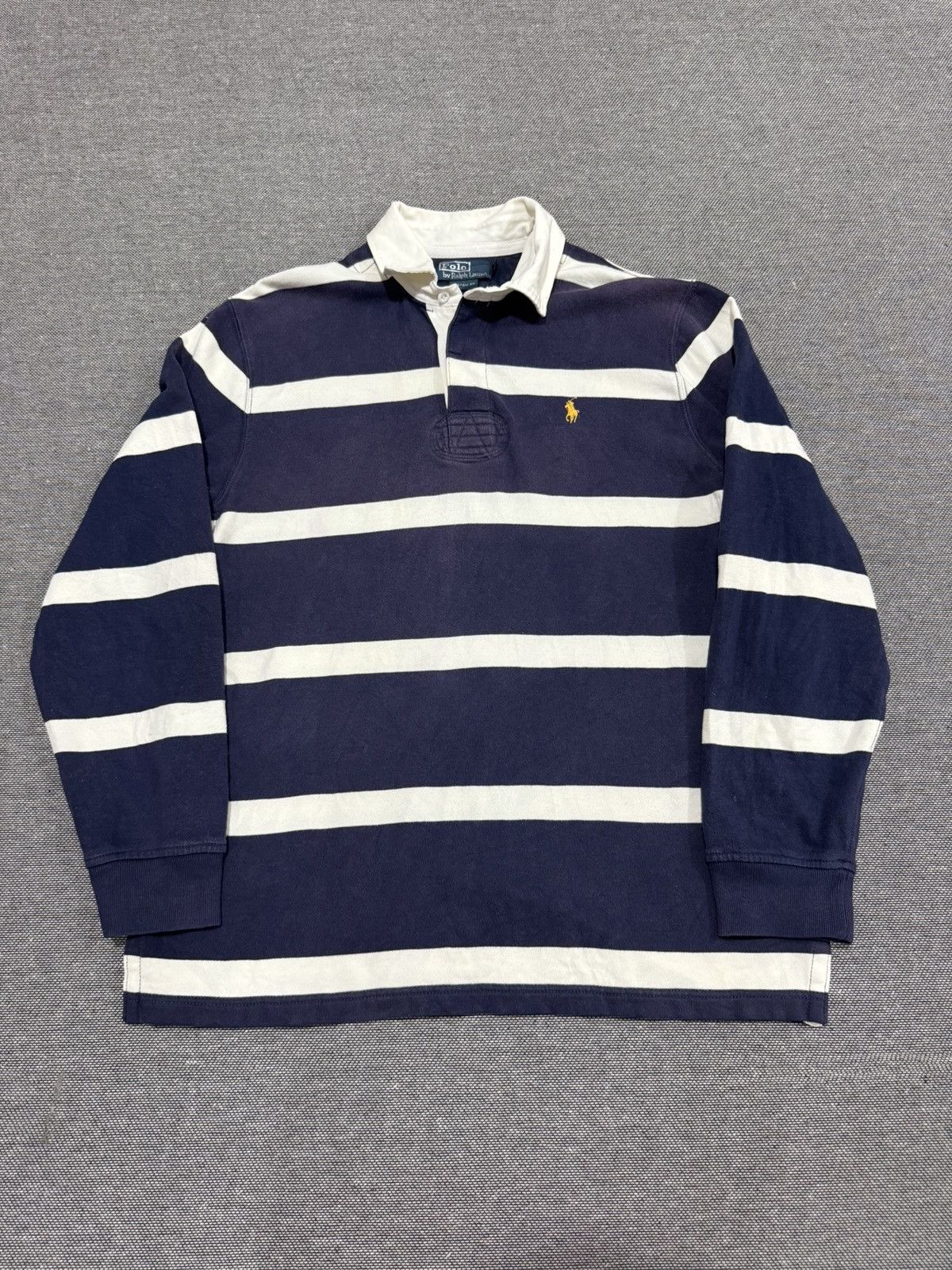 Polo Ralph Lauren Vintage Polo Ralph Lauren Longsleeve Polo Size US L / EU 52-54 / 3 - 1 Thumbnail