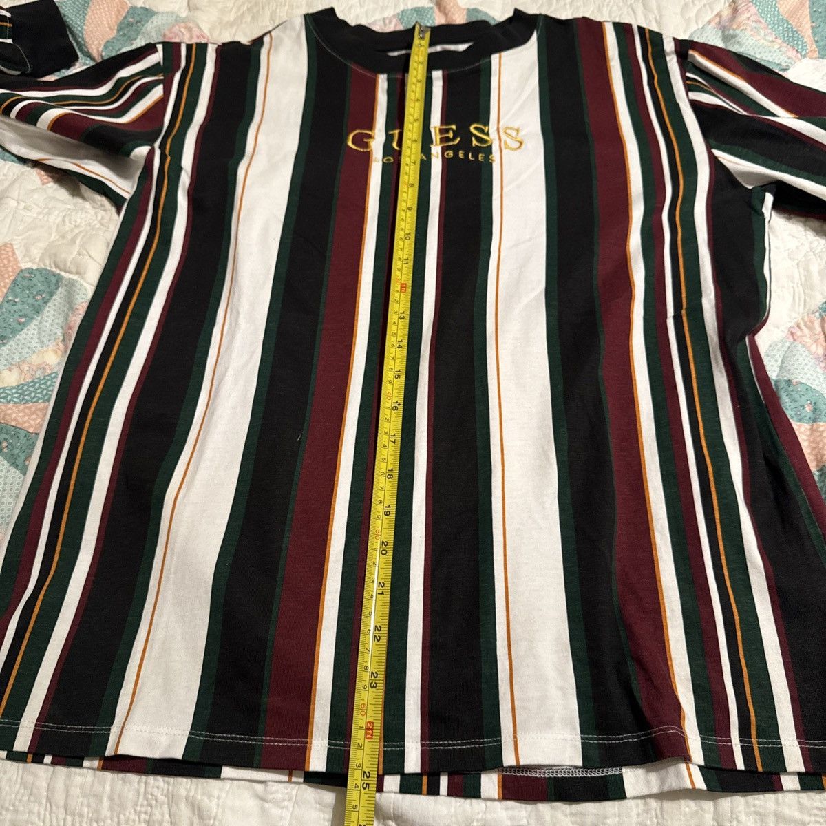 Guess Guess t shirt Los Angeles stripe vintage Long Sleeve tee Size US M / EU 48-50 / 2 - 5 Thumbnail