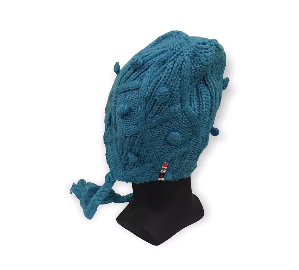 Japanese Brand × Salomon × Vintage Salomon Knit Earflap Beanie Hat Size ONE SIZE - 3 Thumbnail