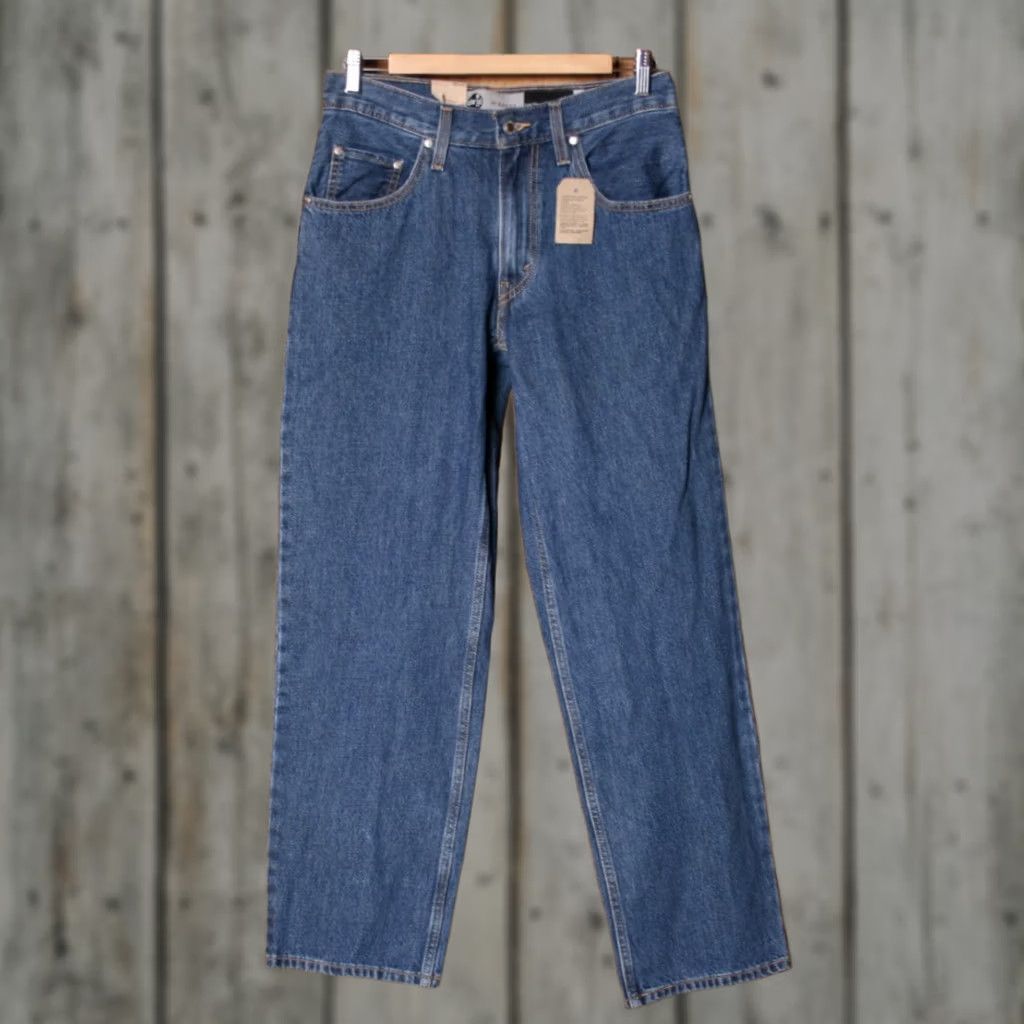 Levi's LEVI'S Silvertab '94 Baggy Jeans Women 28x31 Denim Blue Baggy Women's Size 28 Inseam 30 Slim Zip Closure Yk 1990s Size 28" / US 6 / IT 42 - 1 Thumbnail