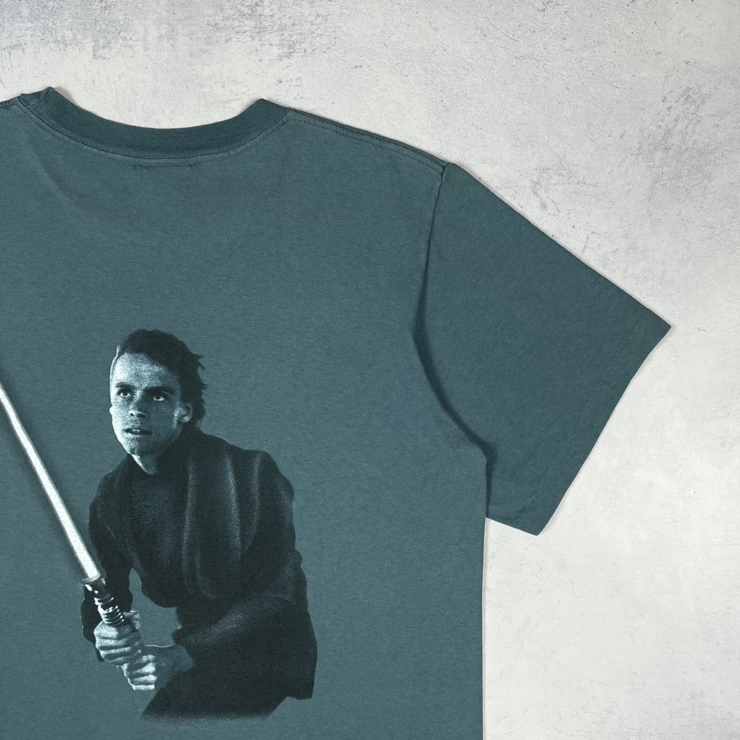 Star Wars Vintage Luke Skywalker Star Wars Rare Movie T Shirt 1997 Size US L / EU 52-54 / 3 - 3 Thumbnail
