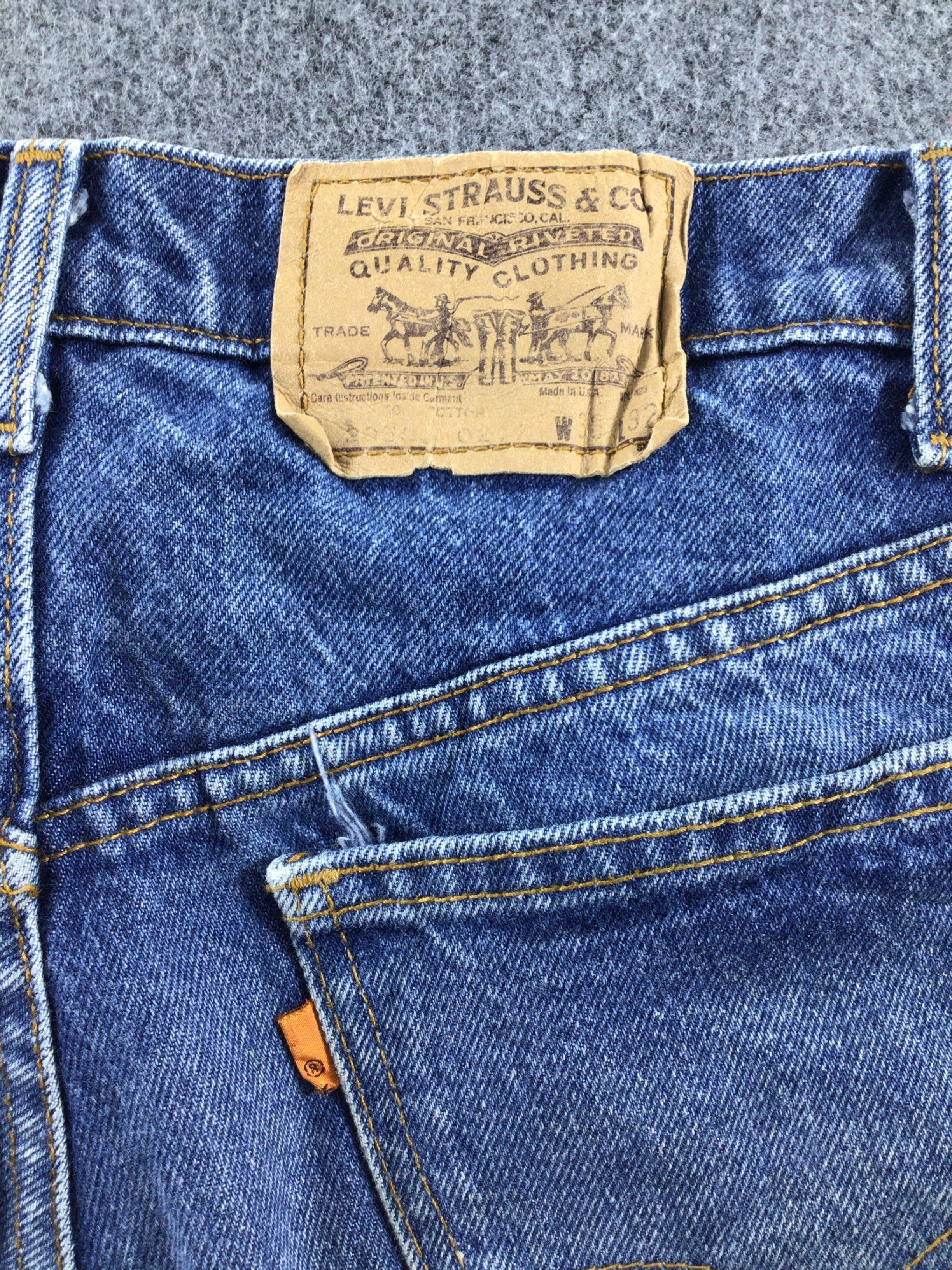 Levi's 80s Vintage Levis Jeans Faded Blue Denim -J411 Size US 36 / EU 52 - 5 Thumbnail