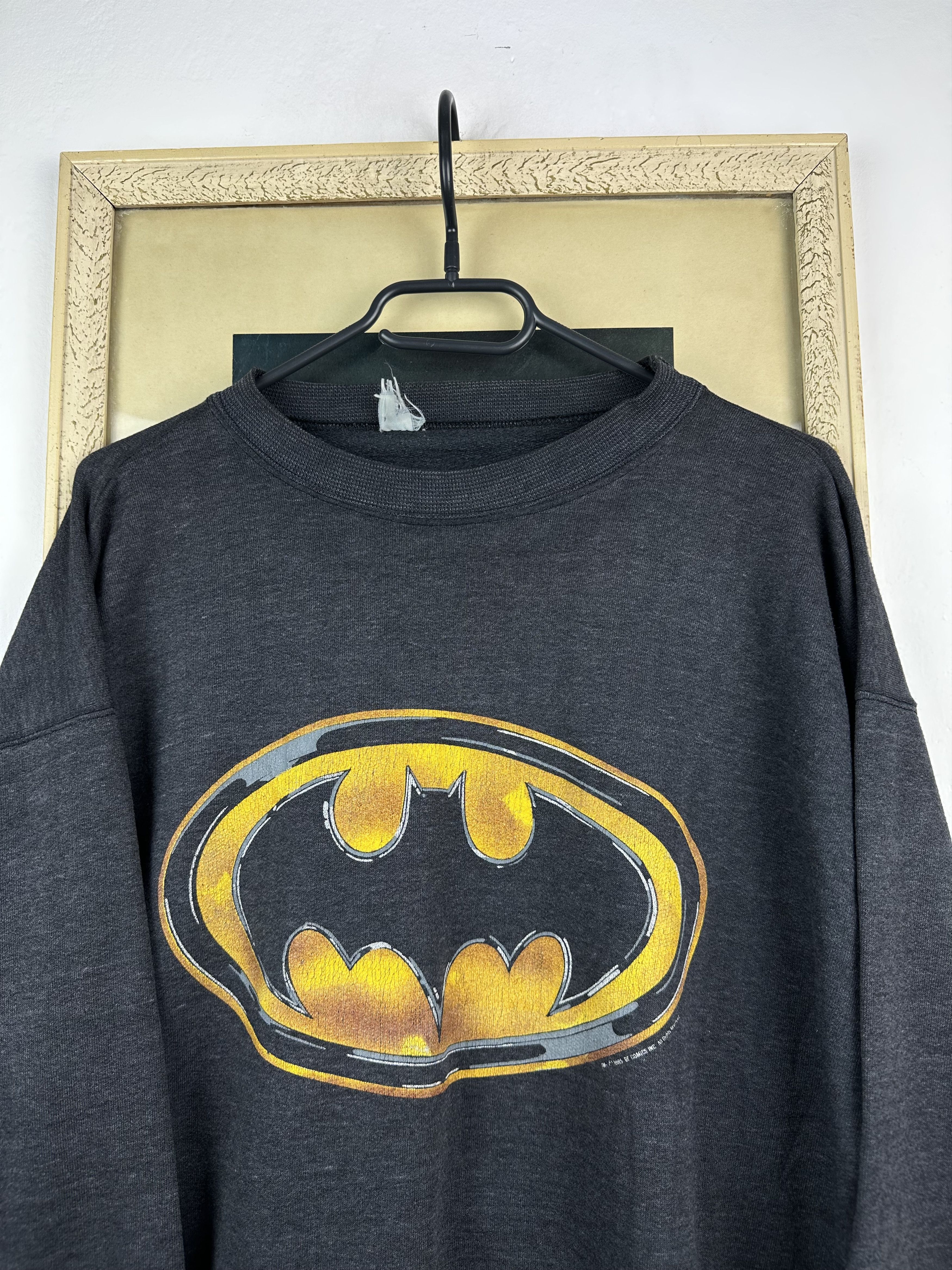 Cartoon Network × Vintage Vintage 1980's DC Comics Batman Sweatshirt Rare Hype Size US M / EU 48-50 / 2 - 2 Thumbnail