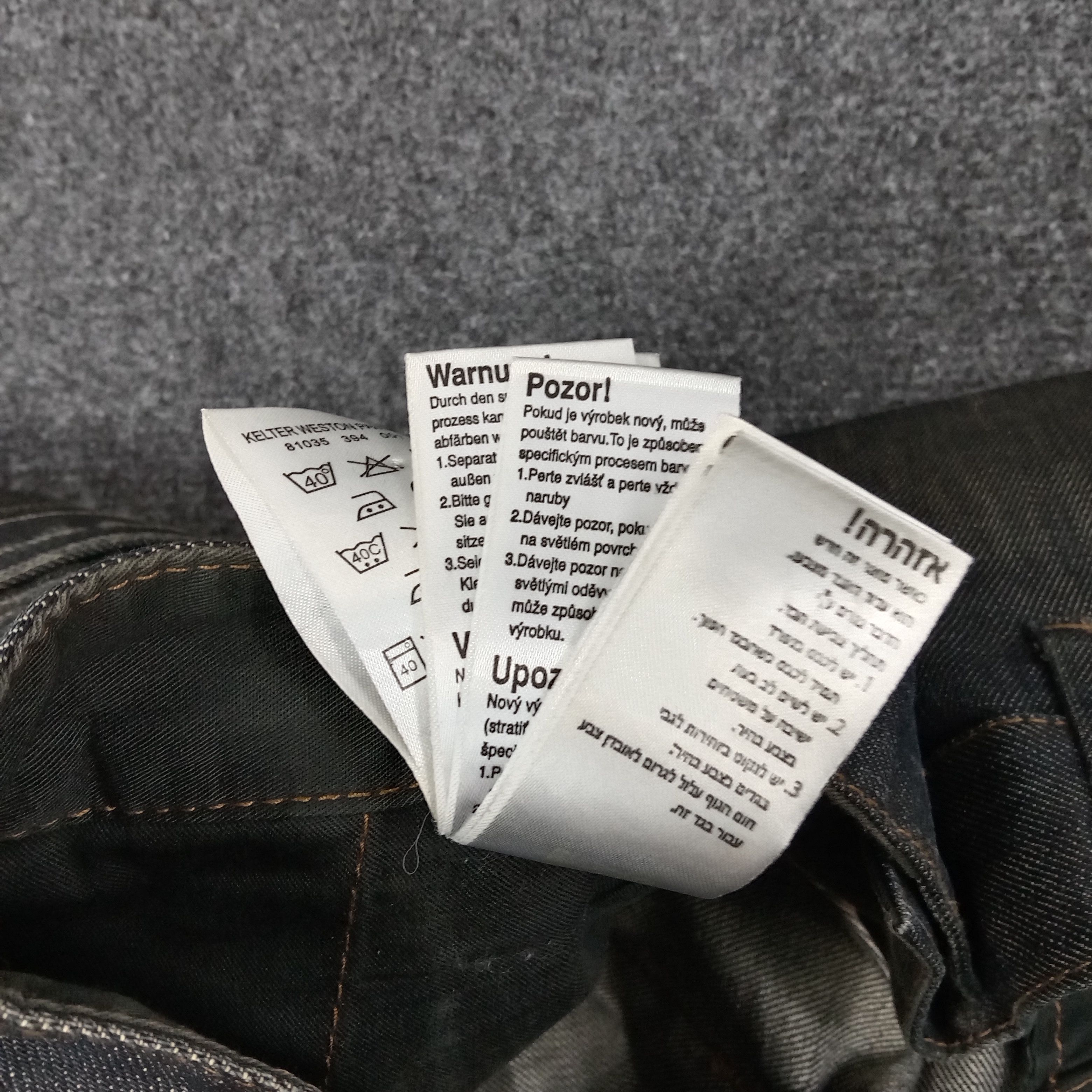 G-Star G-Star Raw Japanese Brand Bikers Denim Jeans C228N15 Size US 32 / EU 48 - 17 Thumbnail