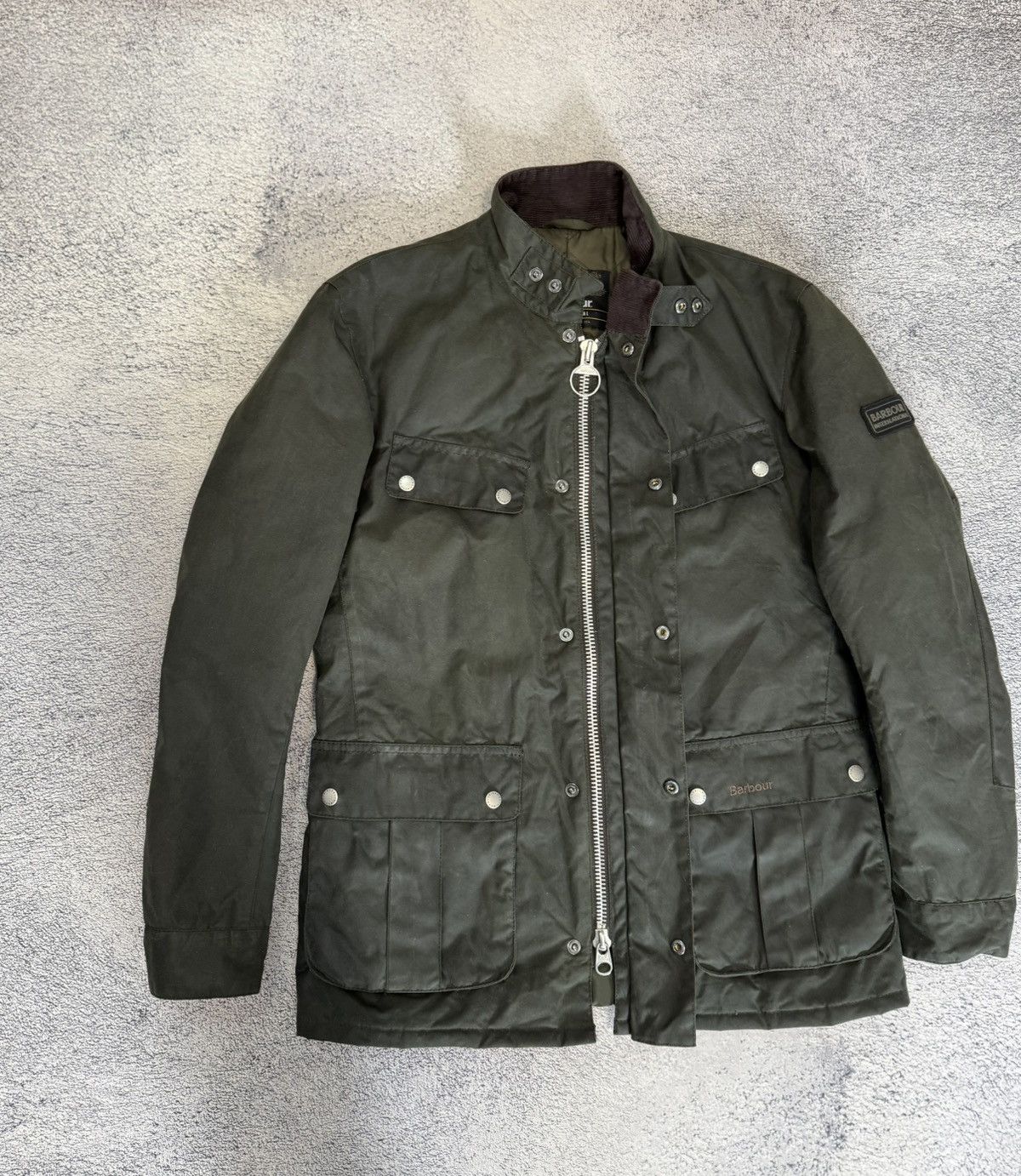 Barbour Barbour International Duke Waxed Jacket Men M MWX0337 Biker Size US M / EU 48-50 / 2 - 7 Thumbnail