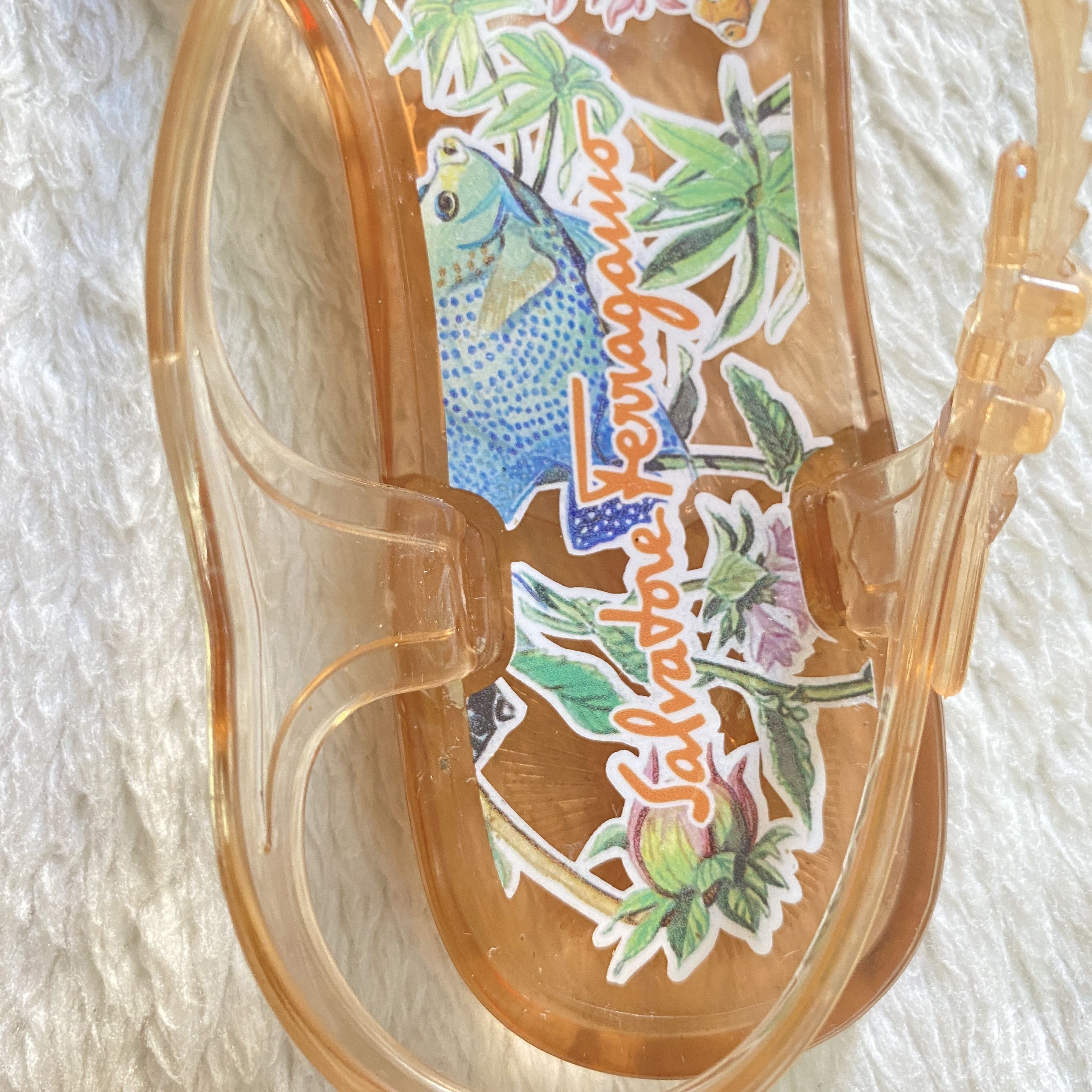 Salvatore Ferragamo Salvatore Ferragamo Jelly Thong Sandals - Size 7 Size US 7 / IT 37 - 4 Thumbnail