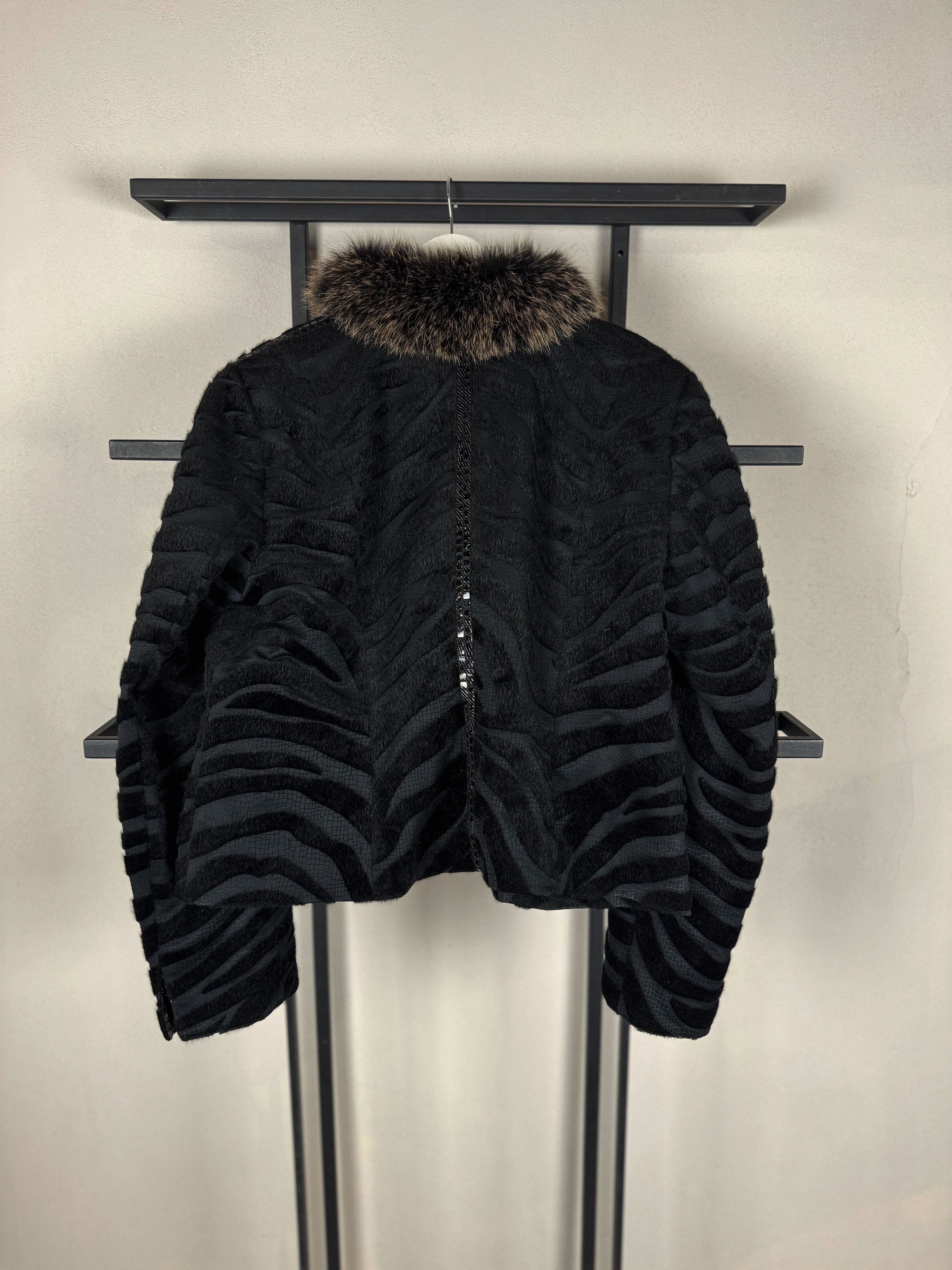 Tornado Mart Japanese Avant Garde Yohji Yamamoto Style Cropped Fur Jacket Size US M / EU 48-50 / 2 - 4 Thumbnail
