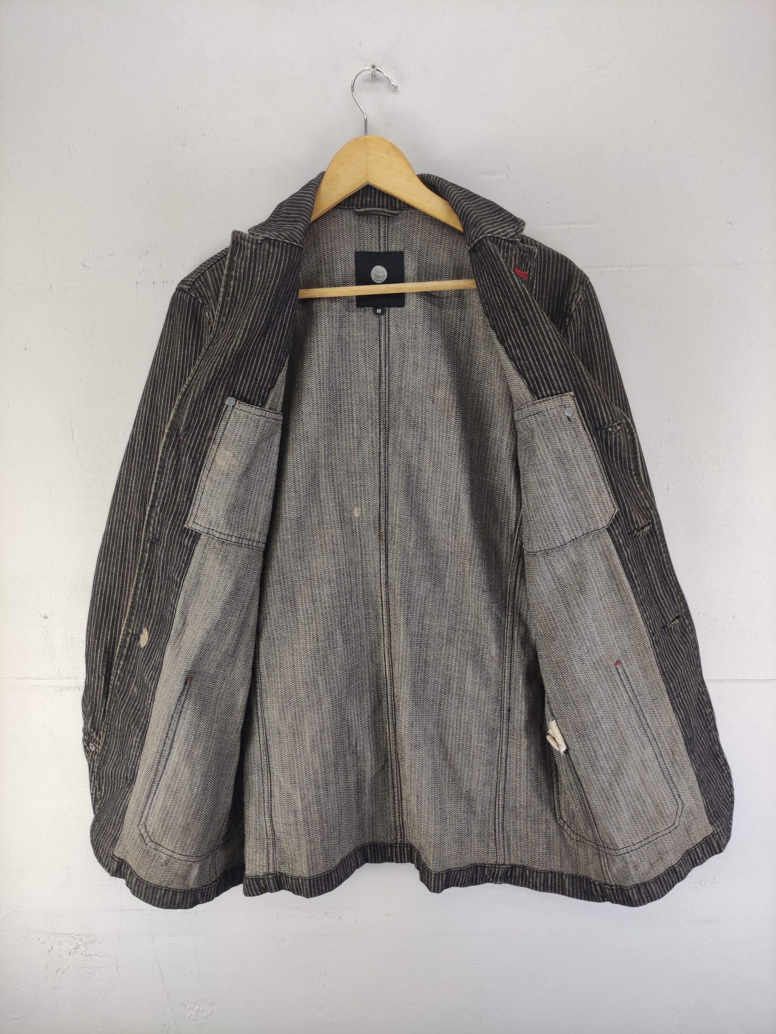 Japanese Brand Vintage On Board Denim Chore Coat Jacket Size US M / EU 48-50 / 2 - 4 Thumbnail