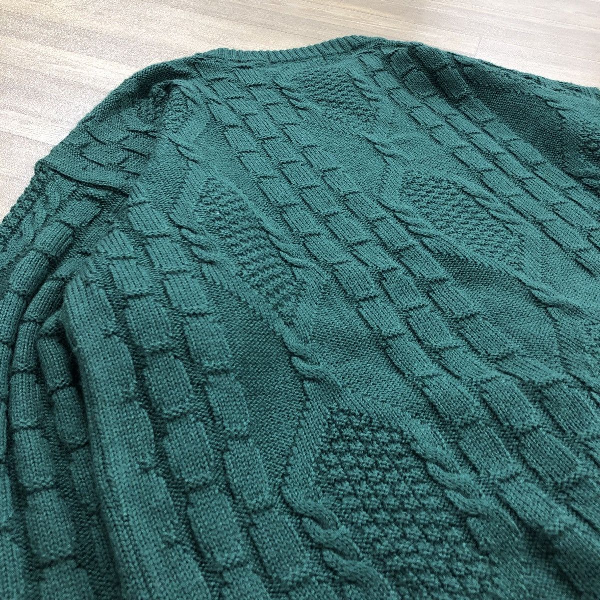 Burberry × Designer × Vintage Vintage Burberrys London Spell Out Knitted Sweaters Size US L / EU 52-54 / 3 - 8 Thumbnail