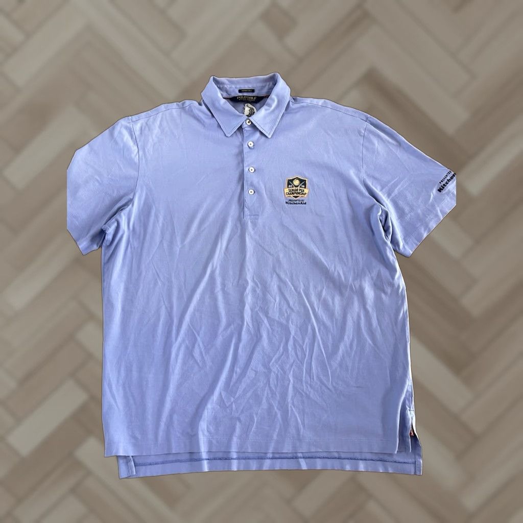 Polo Ralph Lauren VINTAGE Polo Golf Ralph Lauren Golf Shirt Mens XL Purple Size US XL / EU 56 / 4 - 1 Thumbnail