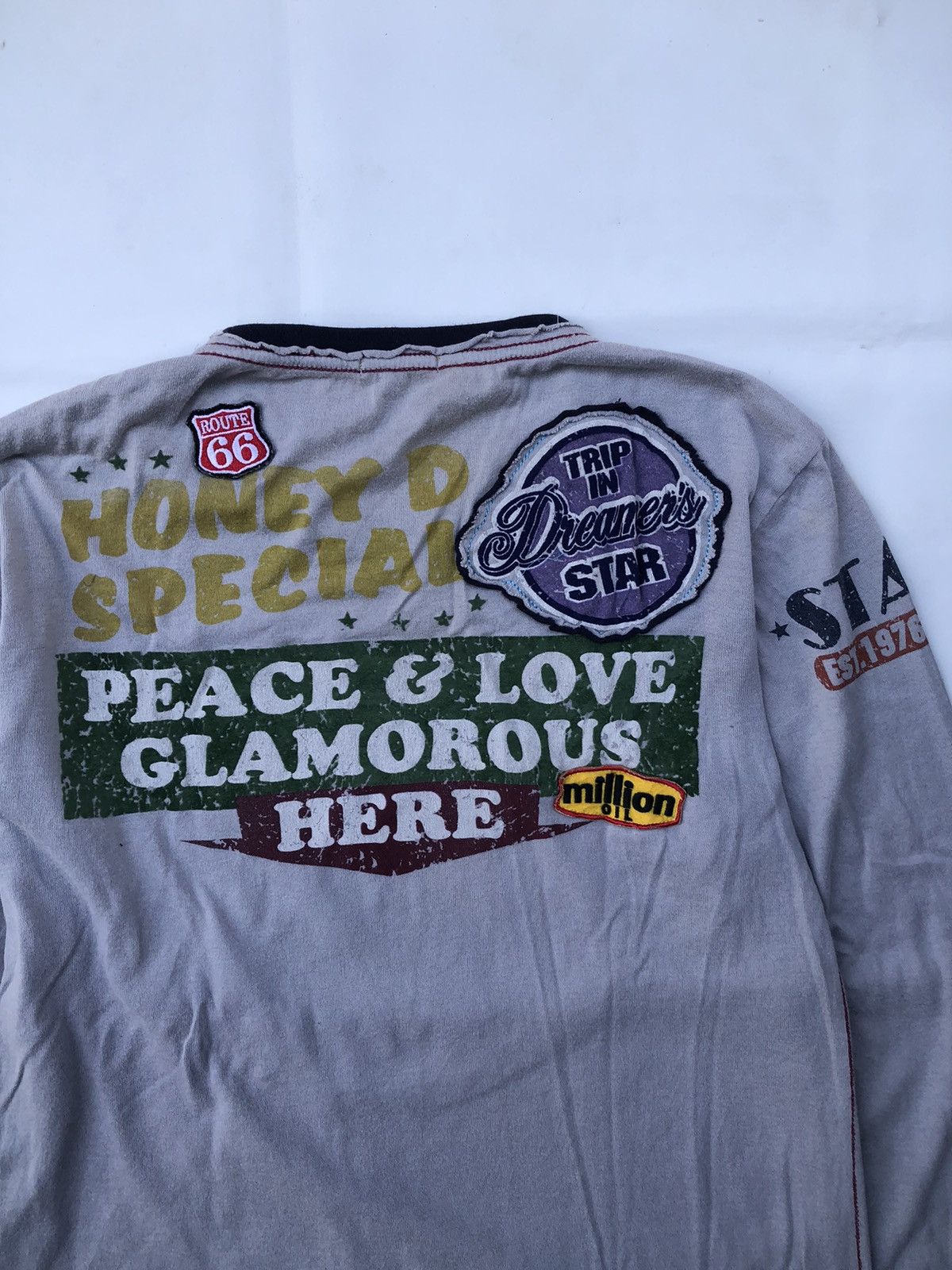 If Six Was Nine Studded Poem Patch Infinity LongSleeve Rock Punk Style Size US L / EU 52-54 / 3 - 5 Thumbnail