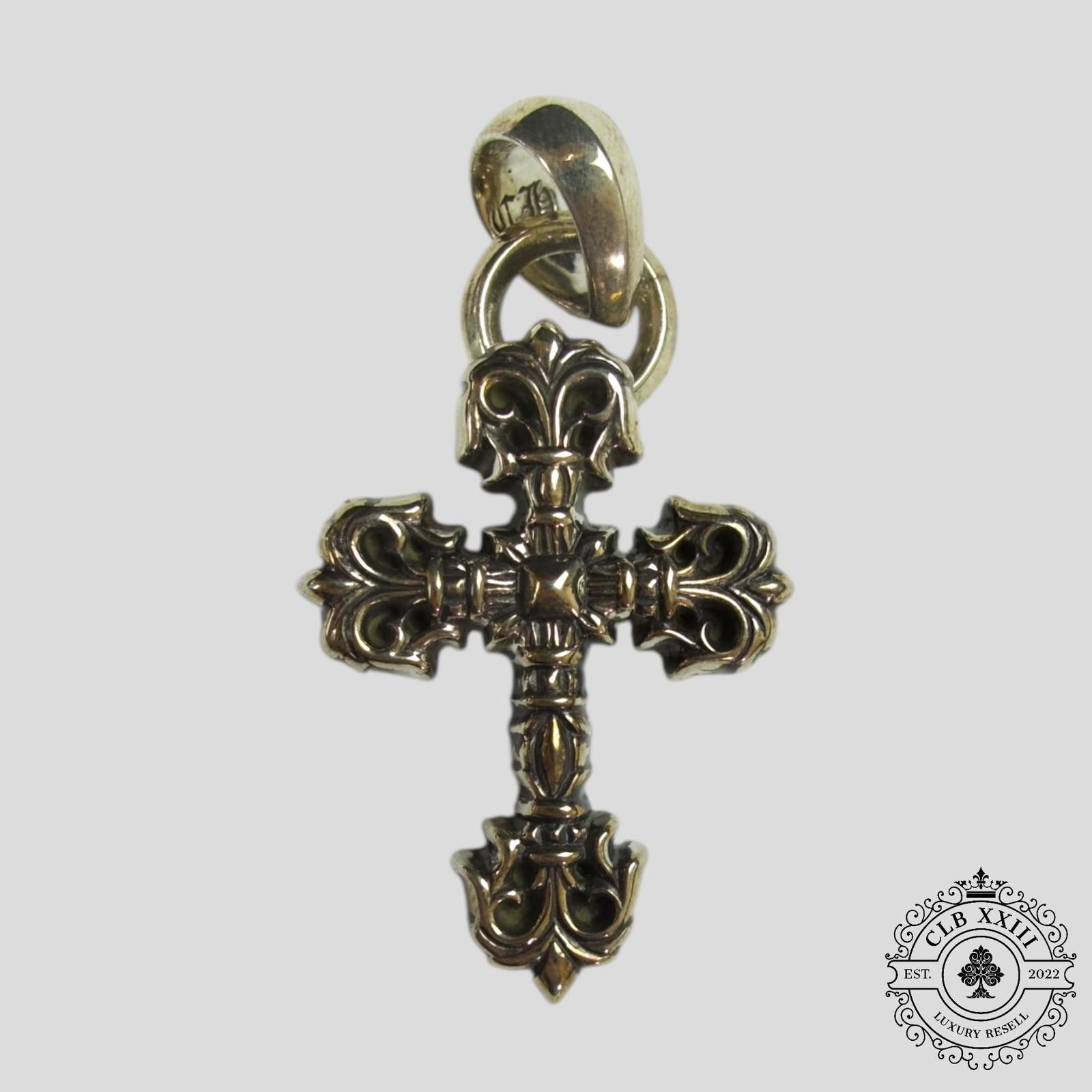 Chrome Hearts Chrome Hearts Filigree Cross Pendant in Silver Size ONE SIZE - 1 Thumbnail