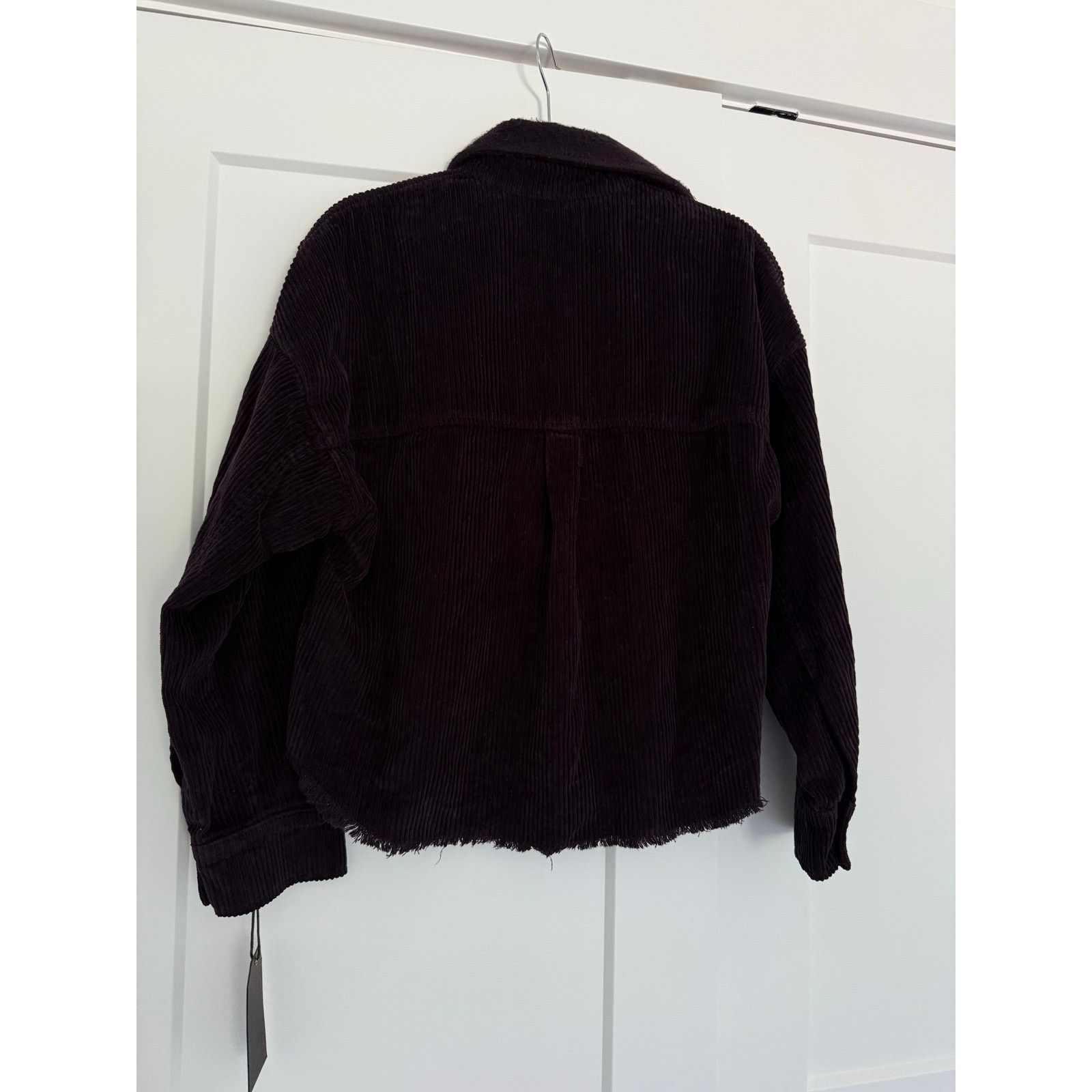 Les Tien $295 New Les Tien Coopa corduroy Crop Shacket - plum - Small Size S / US 4 / IT 40 - 2 Thumbnail