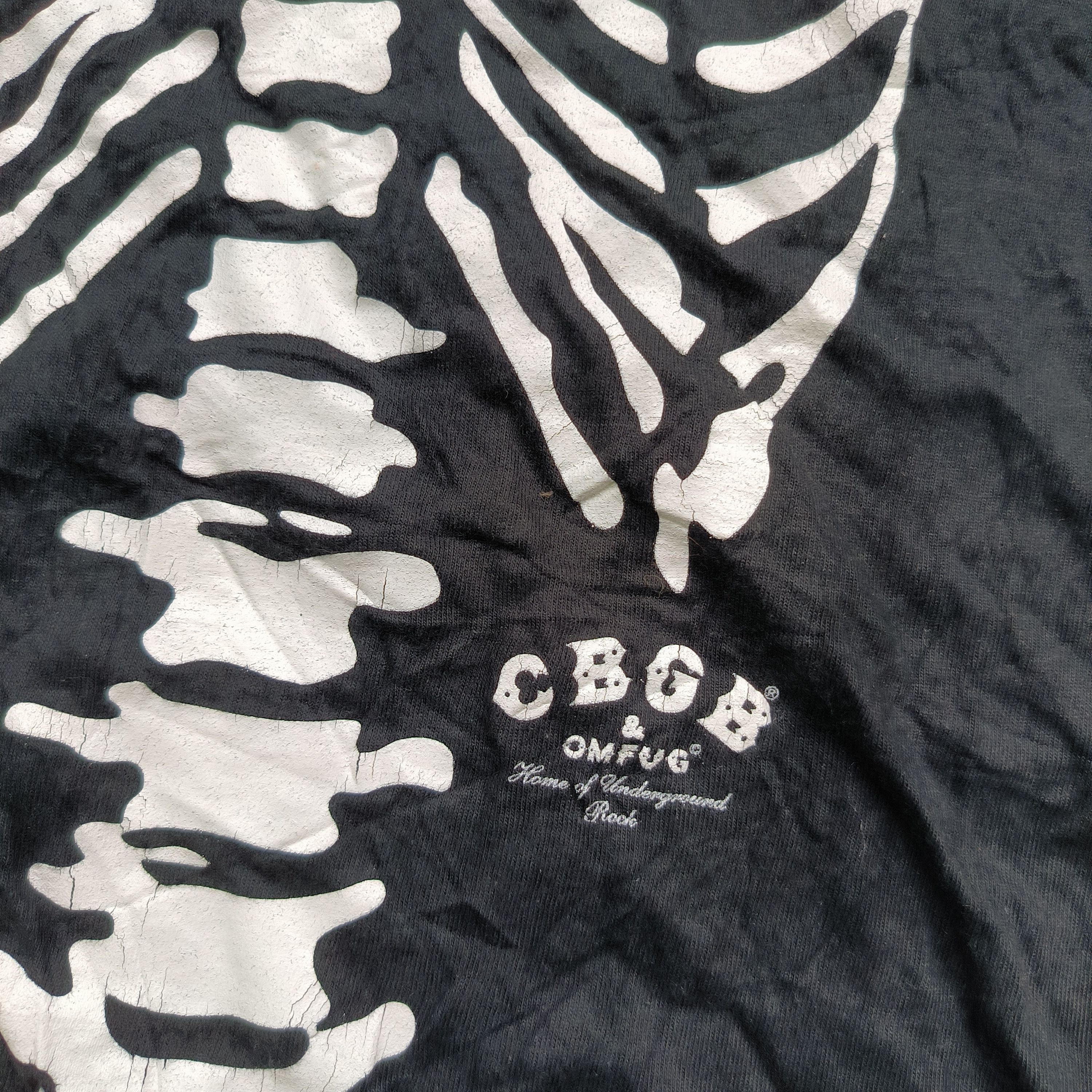 Vintage Vintage CBGB Skeleton Tee Size US L / EU 52-54 / 3 - 2 Thumbnail