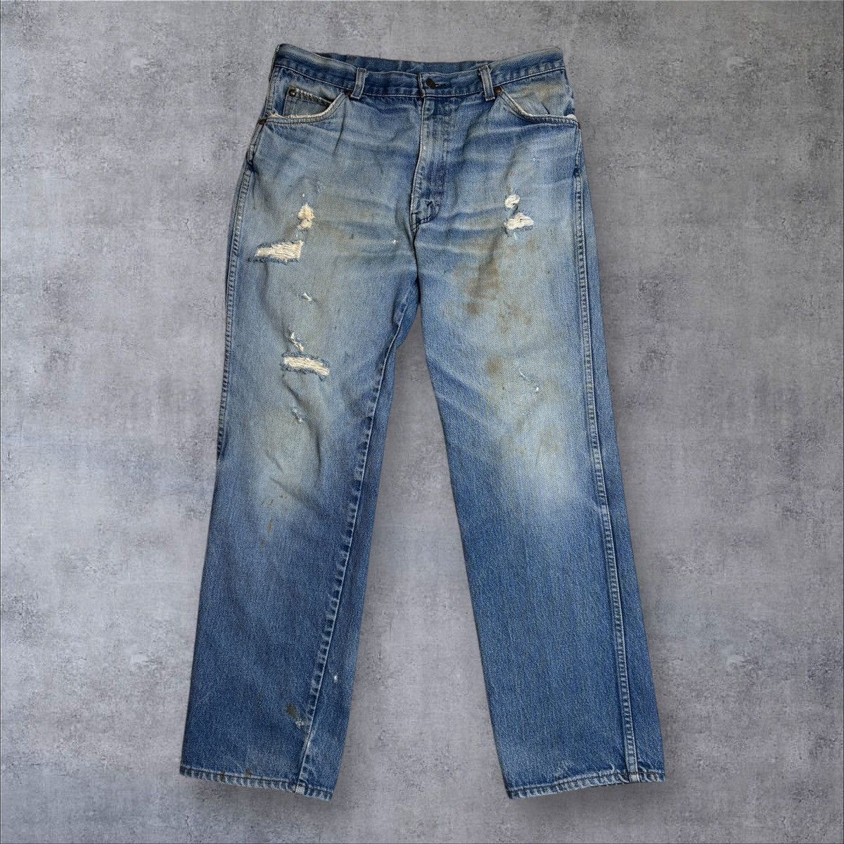 Levi's × Vintage Vintage 80s Levis 557 Cowboy Denim Jeans Size US 34 / EU 50 - 1 Thumbnail