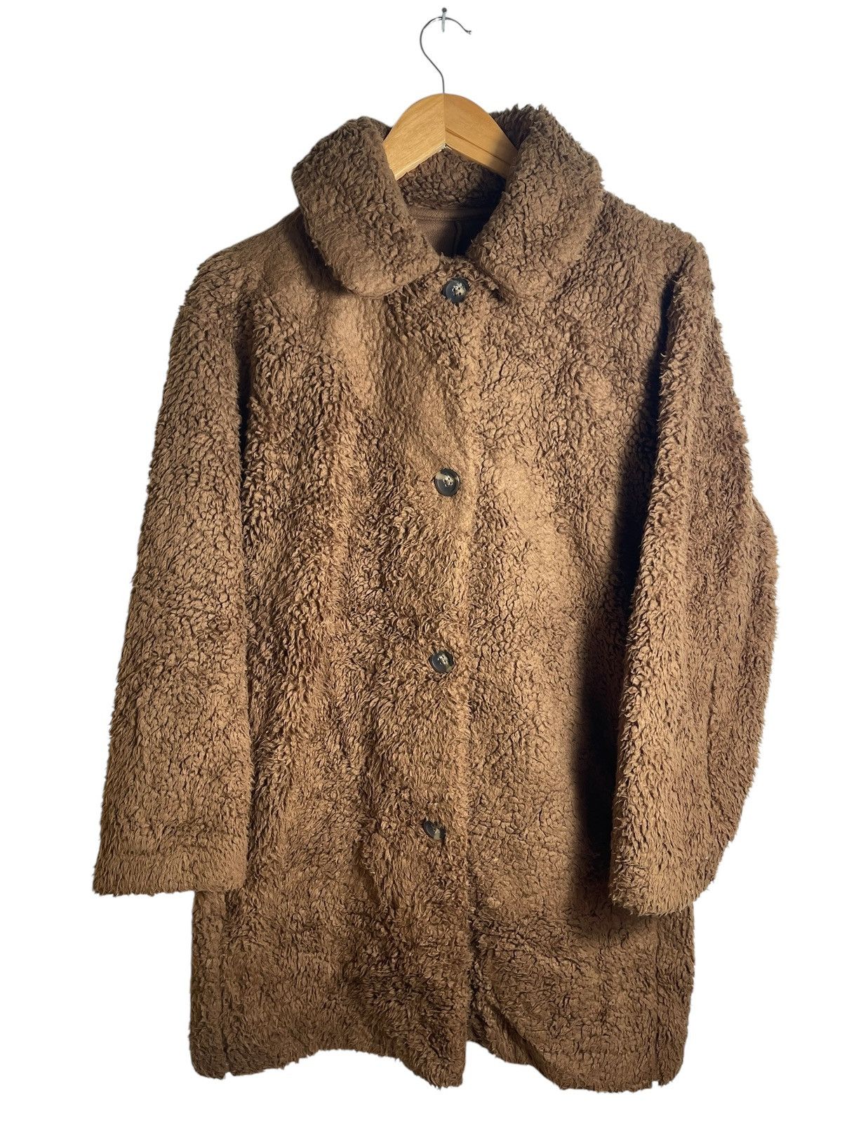 If Six Was Nine × Japanese Brand × Uniqlo Japanese Brand Uniqlo Fleece long coat Size US M / EU 48-50 / 2 - 1 Thumbnail
