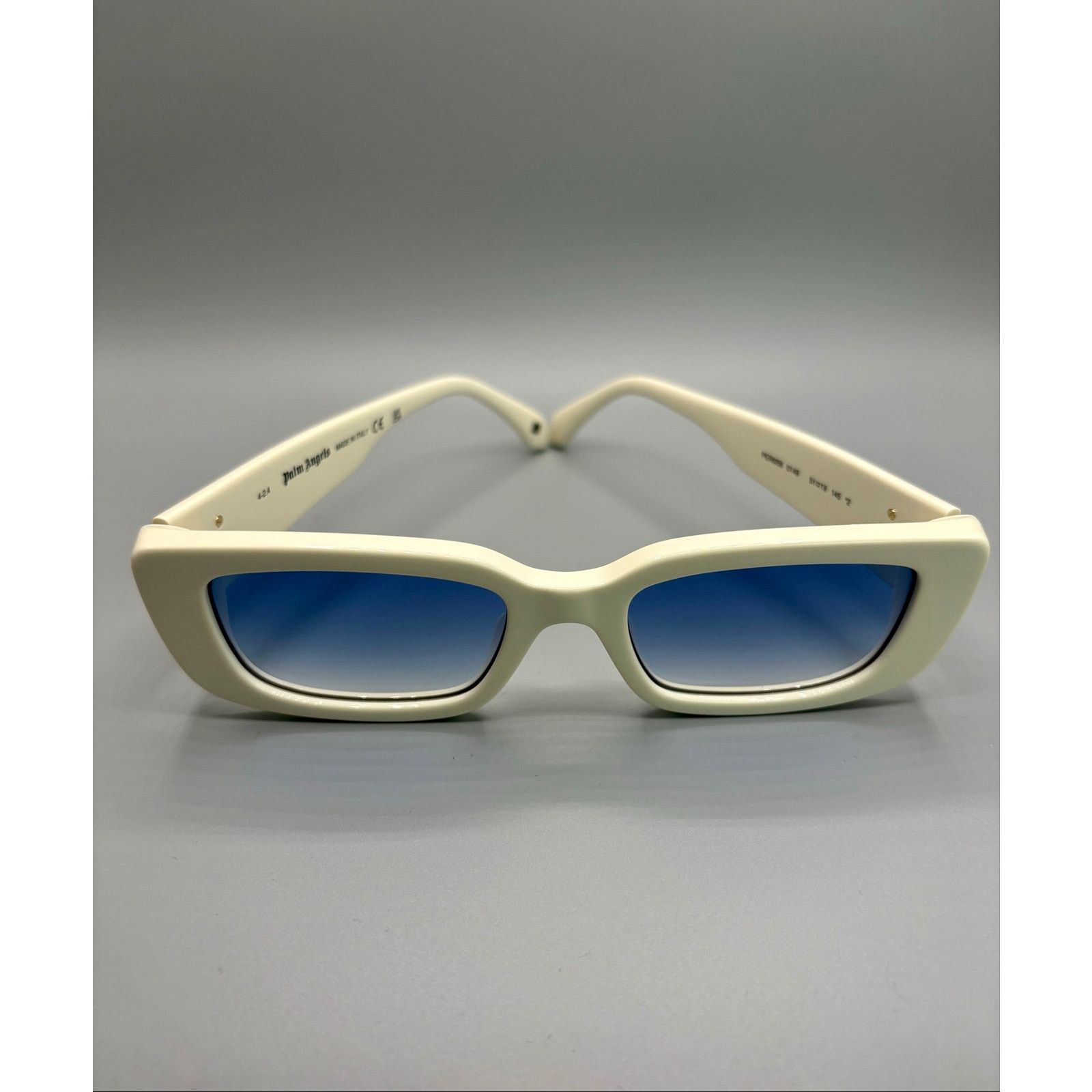 Palm Angels NIB Palm Angels Sunglasses - White Frame, Gradient Blue Lens Size ONE SIZE - 3 Thumbnail