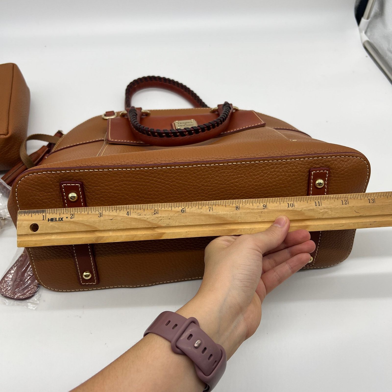 Dooney & Bourke Dooney & Bourke Pebble Leather Aubrey Satchel Satchel Size ONE SIZE - 14 Thumbnail