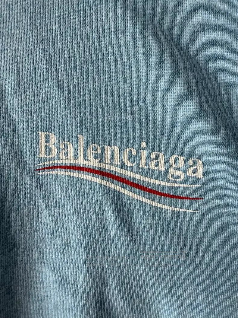 Balenciaga Balenciaga Mist Blue Coke Short Sleeve Size US XS / EU 42 / 0 - 4 Thumbnail