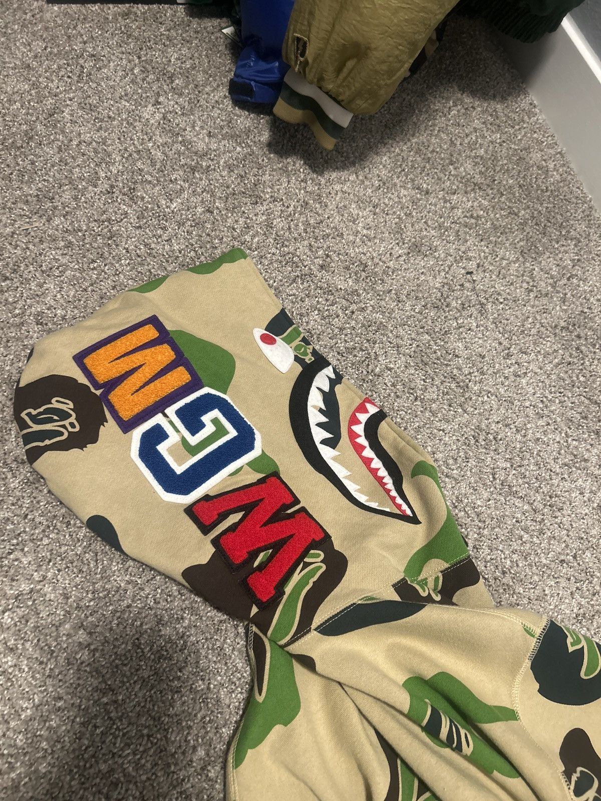 Bape Def Camo Shark Full Zip Hoodie Size US L / EU 52-54 / 3 - 3 Thumbnail