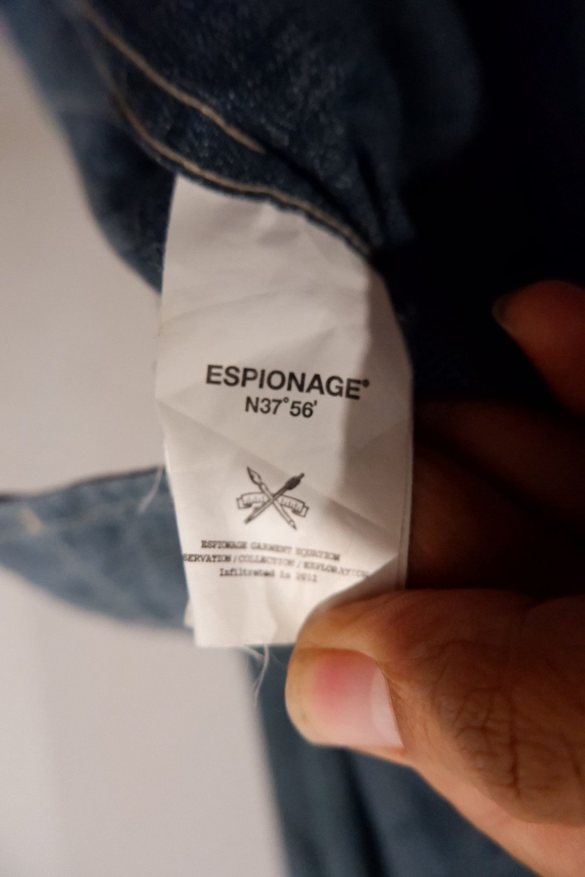 FrizmWORKS Espionage Utility Colarless Chambray Shirts Size US M / EU 48-50 / 2 - 6 Thumbnail