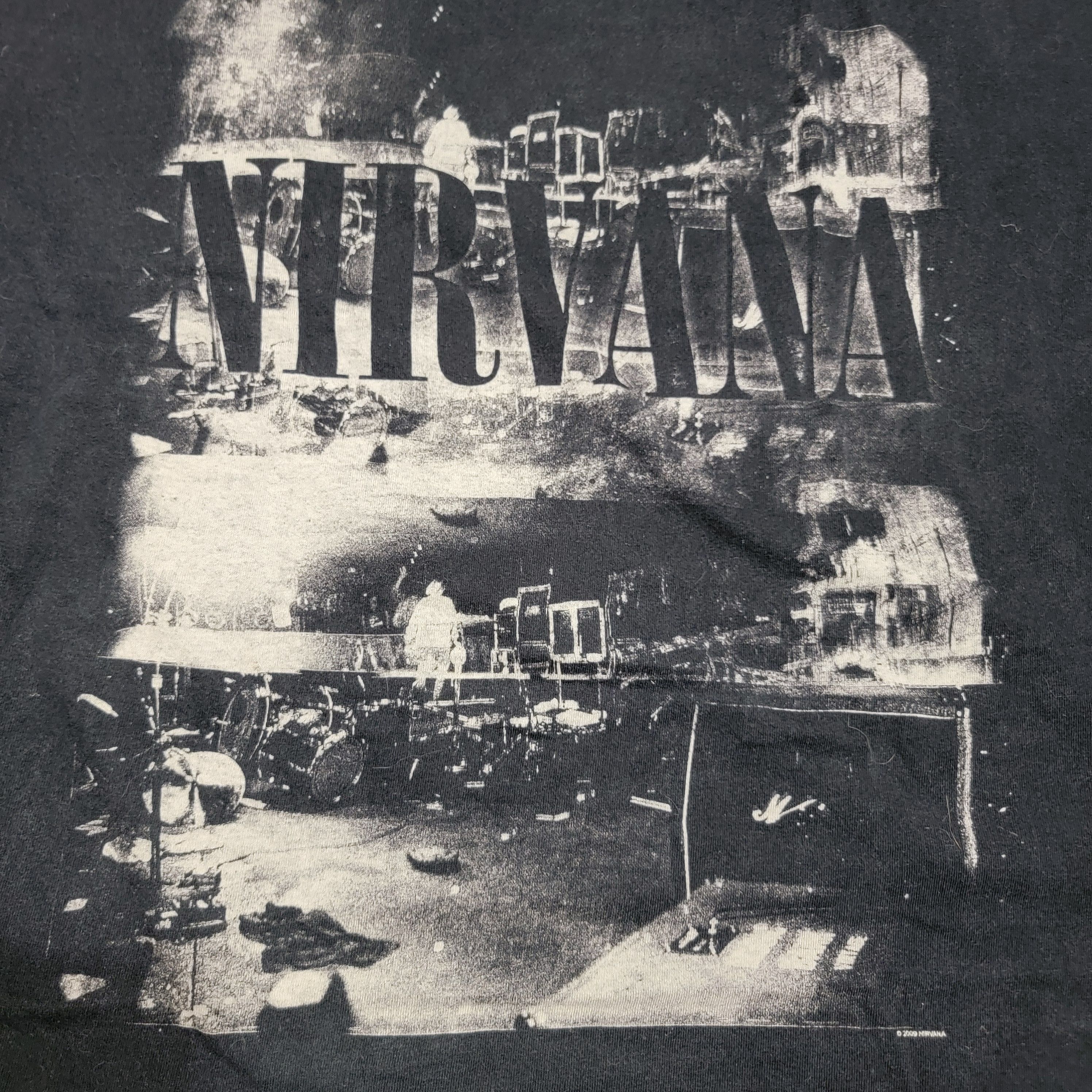 Nirvana Nirvana Graphic SS Black Unisex Tee On Stage Size US XXL / EU 58 / 5 - 2 Thumbnail