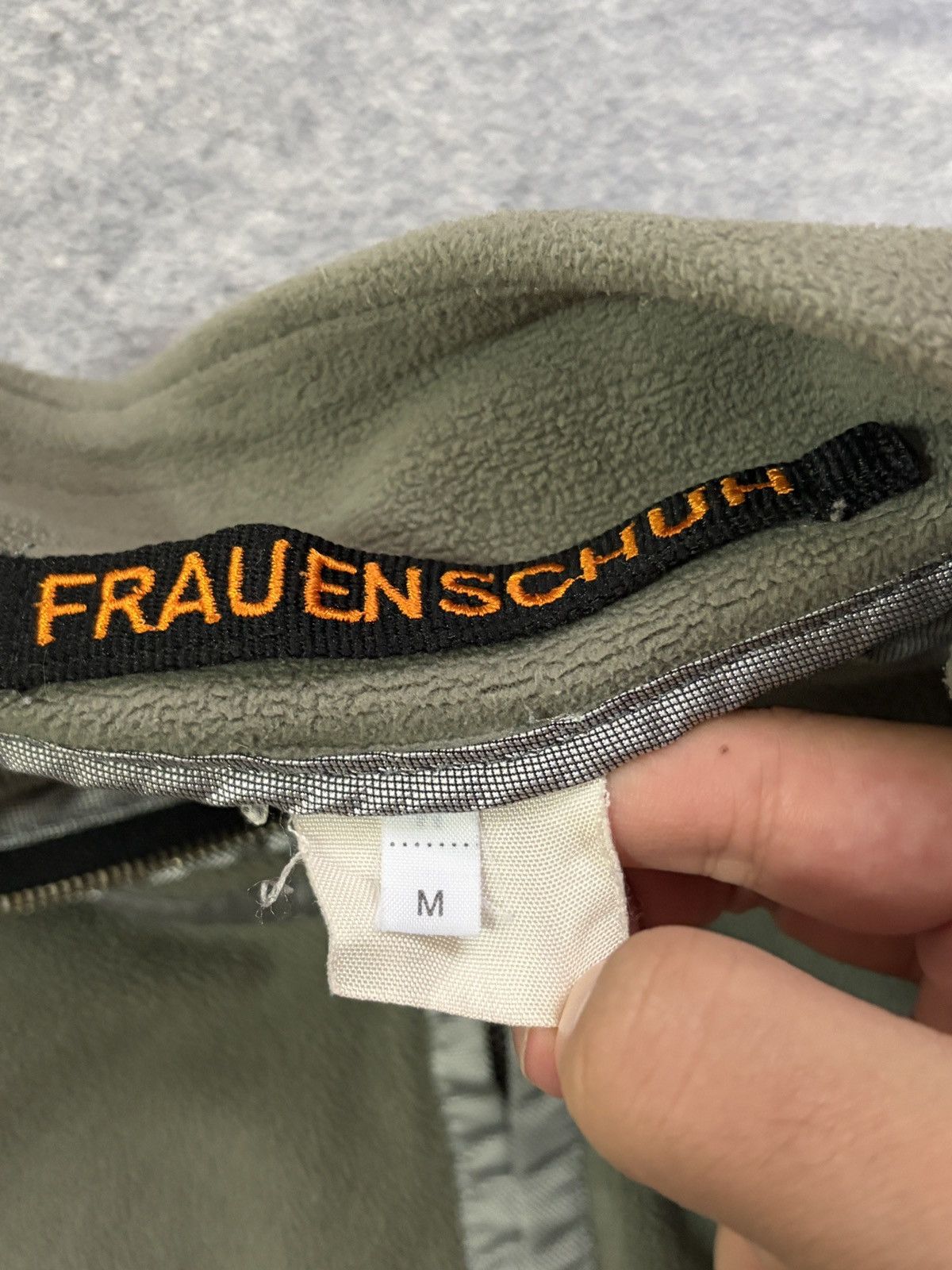 Frauenschuh FRAUENSCHUH Women’s Fleece Zip Jacket Nylon Trim m Size M / US 6-8 / IT 42-44 - 4 Thumbnail