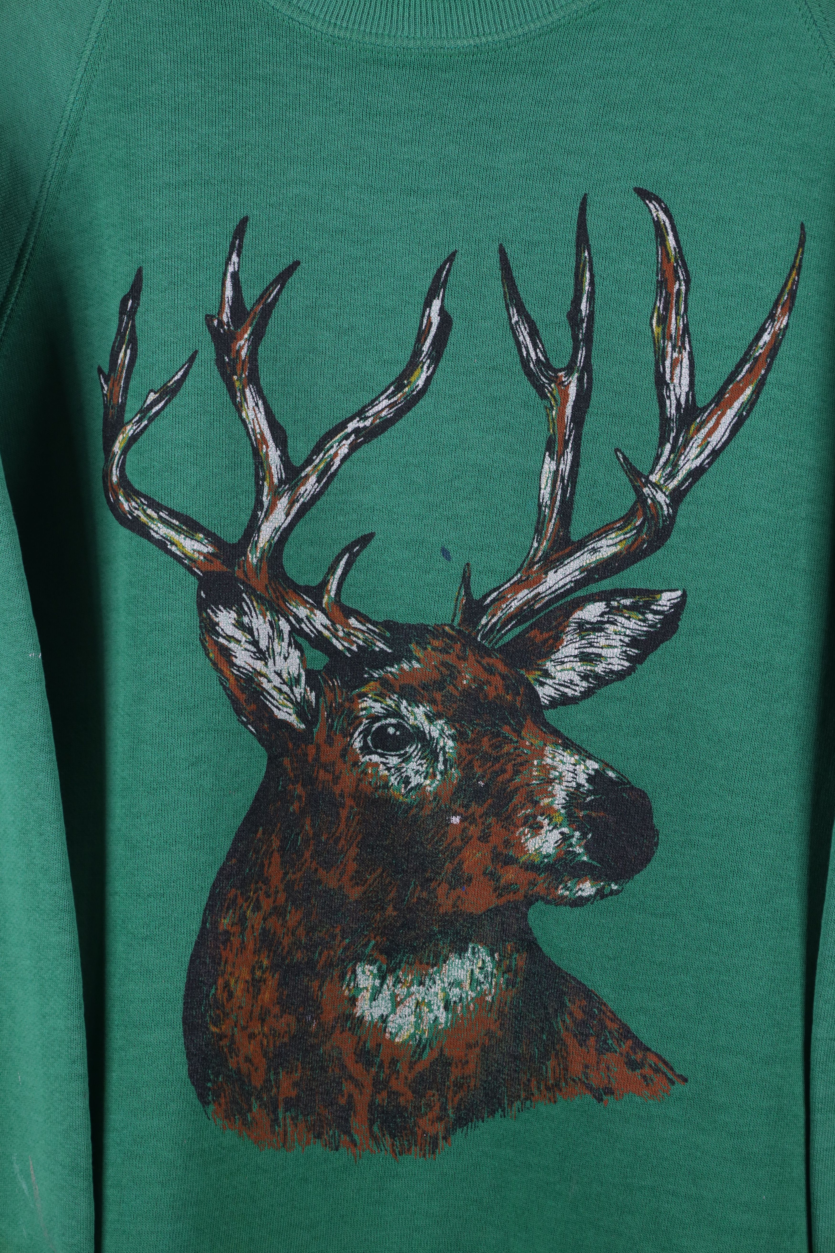 Vintage Vintage 80s 90s Streetwear Deer Buck Crewneck Sweatshirt USA Size US S / EU 44-46 / 1 - 4 Thumbnail