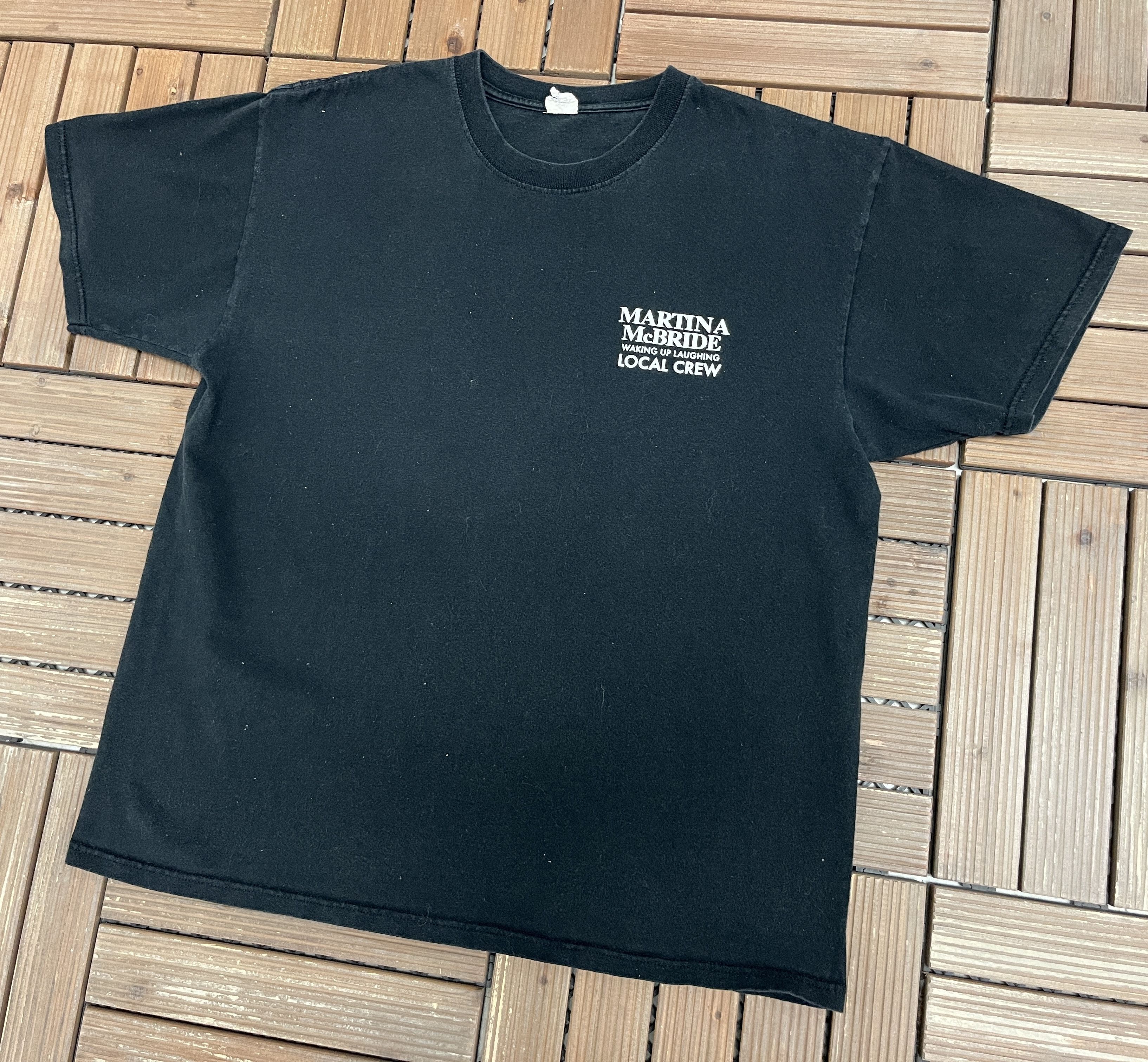 Vintage Martina McBride Waking Up Laughing Local Crew Vintage Tee Size US XL / EU 56 / 4 - 3 Thumbnail