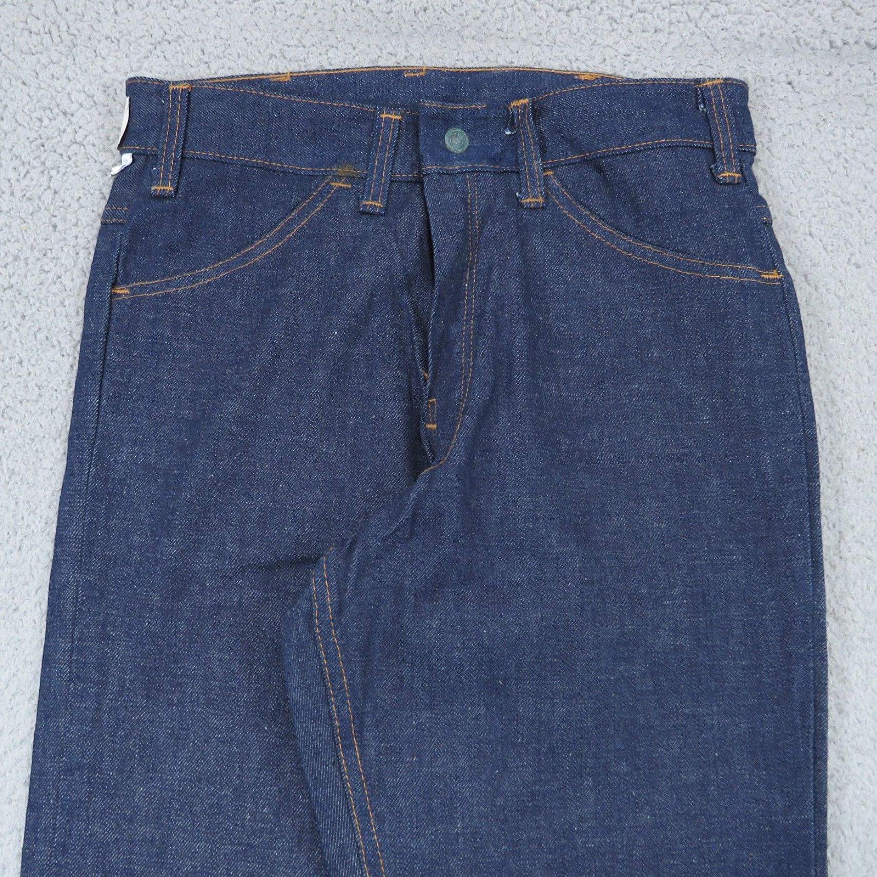 Cherokee VINTAGE Jeans Mens 29x33 Flared 70s Bell Bottom USA Made Indigo Talon Sanforized Size US 29 - 7 Thumbnail