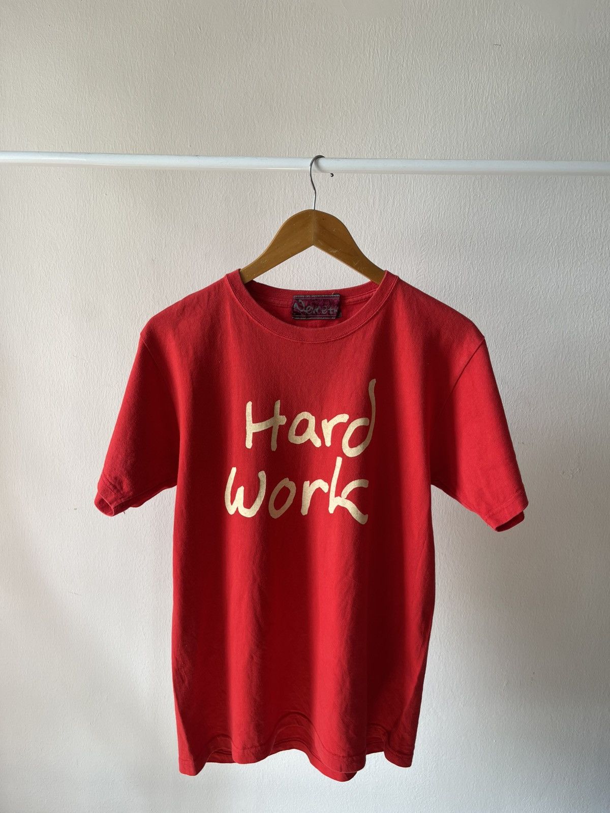 20471120 Christopher Nemeth 'Hard Work' Tee A2 Size US M / EU 48-50 / 2 - 1 Thumbnail
